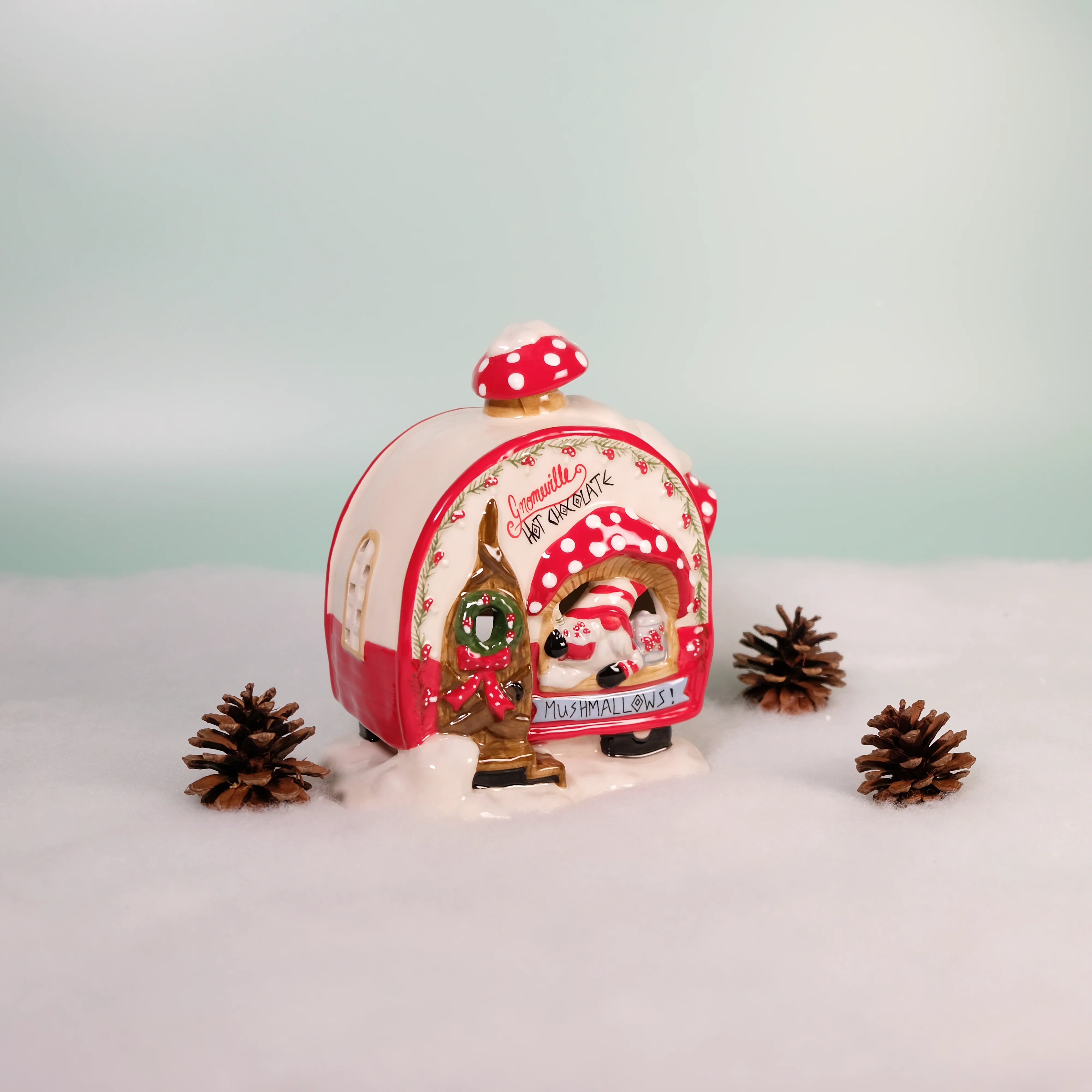 Gnomeville Hot Chocolate Tealight Holder - Image 2
