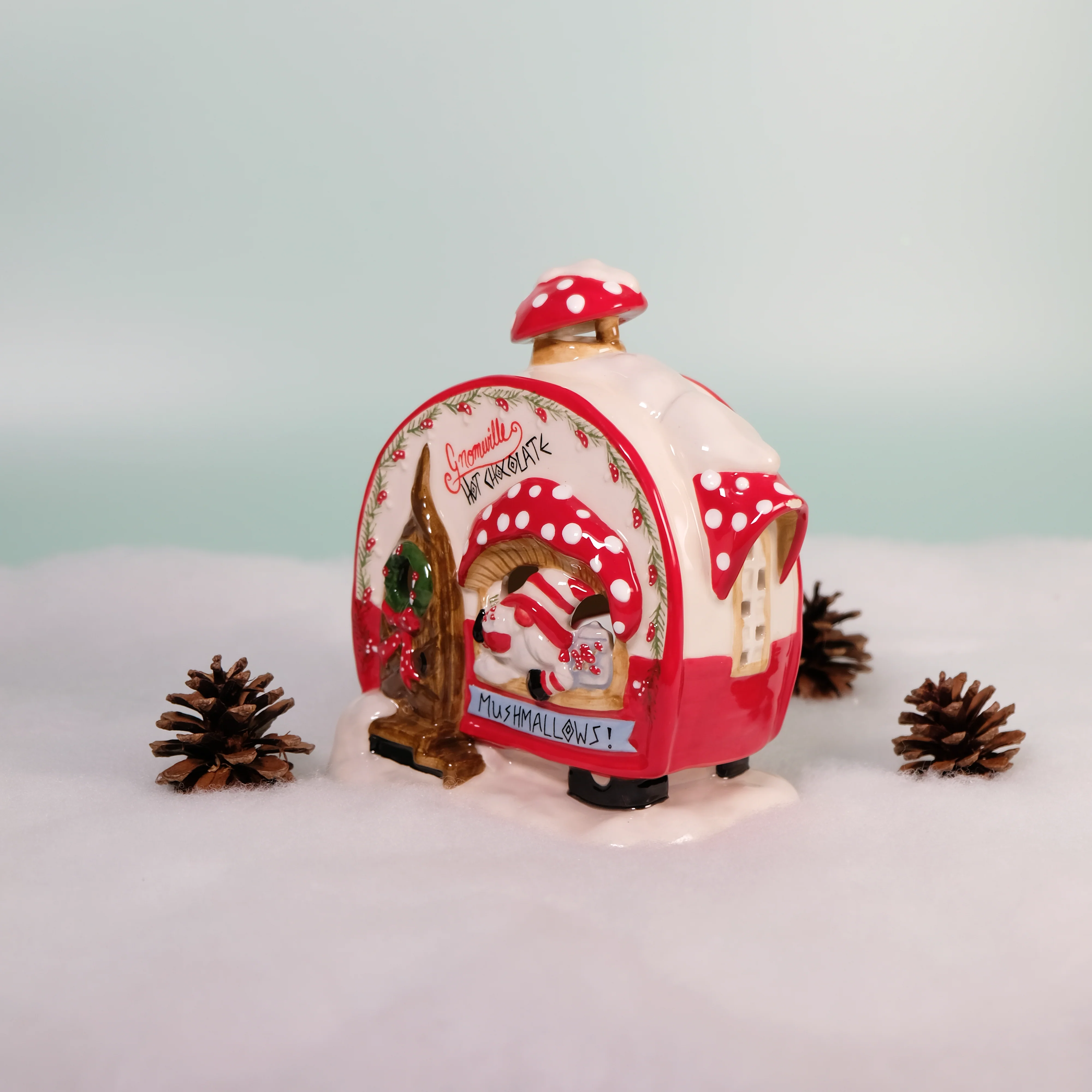 Gnomeville Hot Chocolate Tealight Holder - Image 3