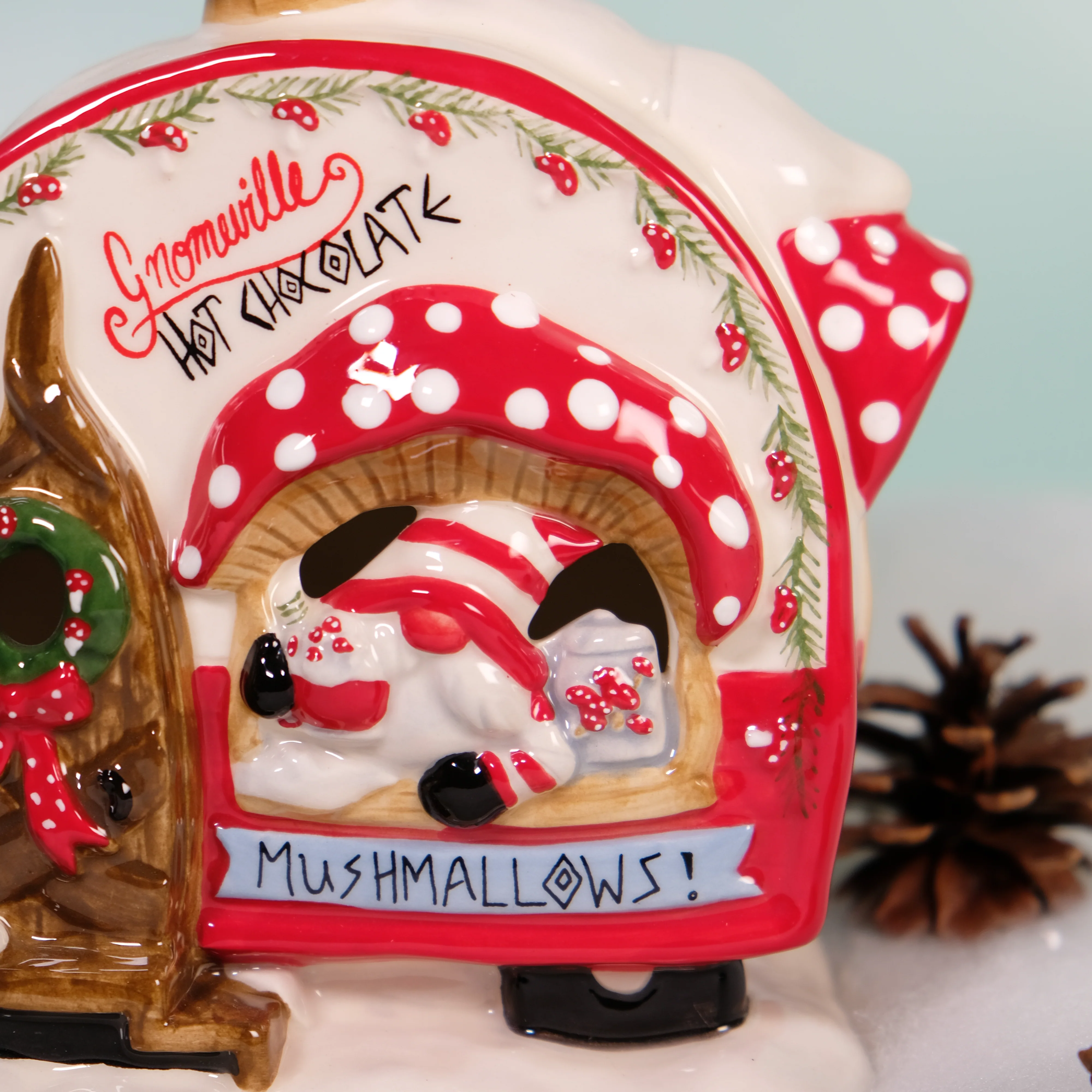 Gnomeville Hot Chocolate Tealight Holder - Image 8