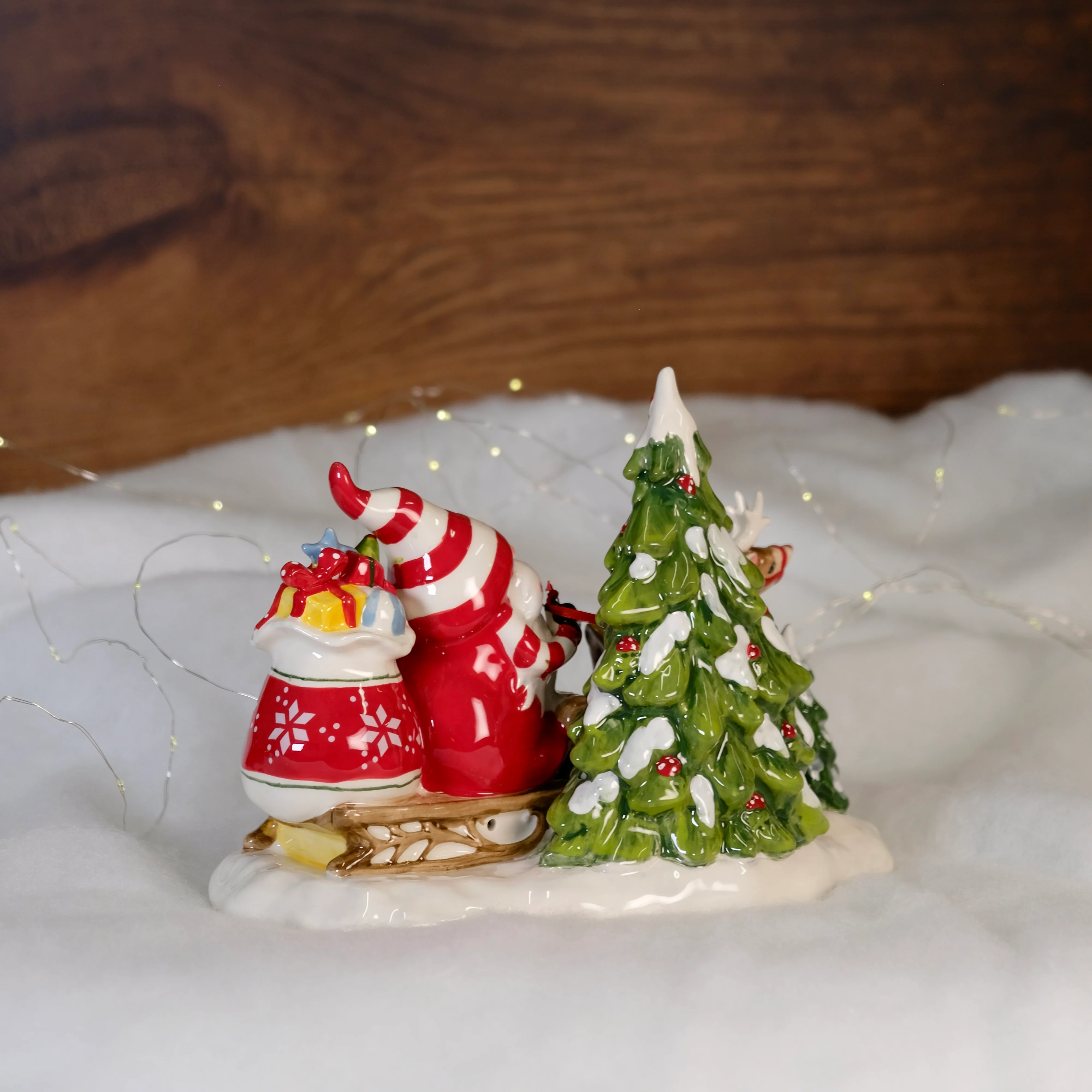 Gnomeville Shopping Tealight Holder - Image 4