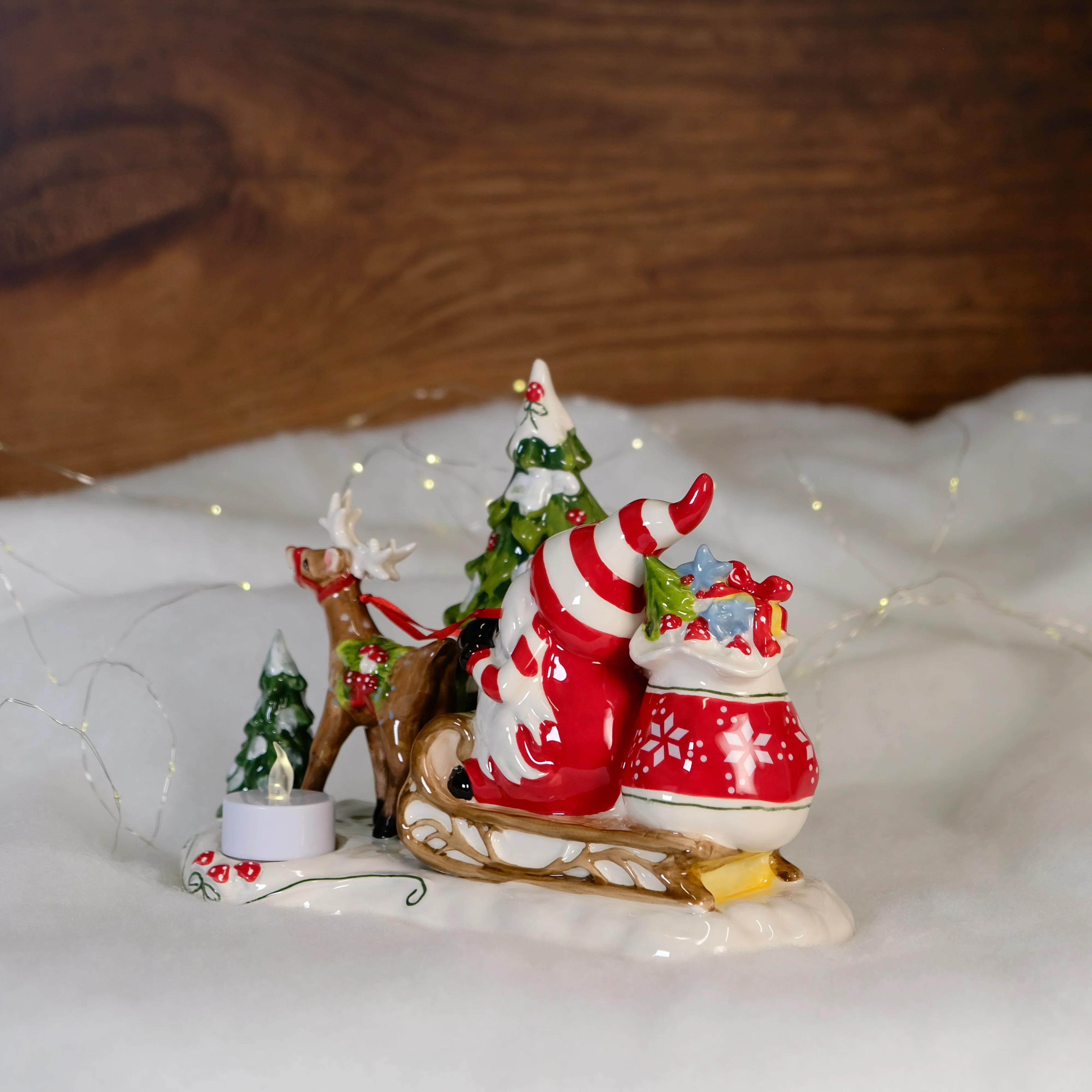 Gnomeville Shopping Tealight Holder - Image 6