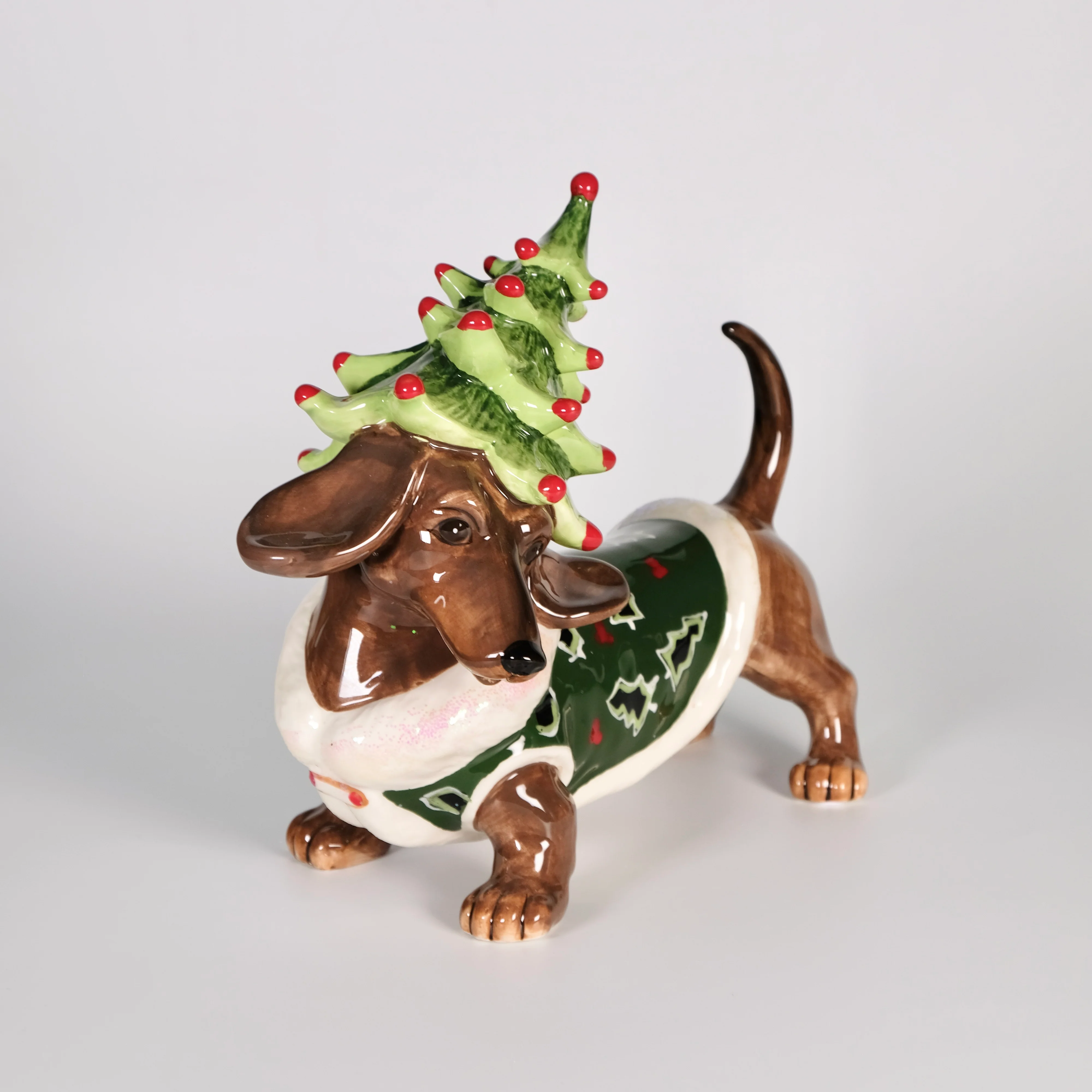 Green Dachshund Figurine - Image 2