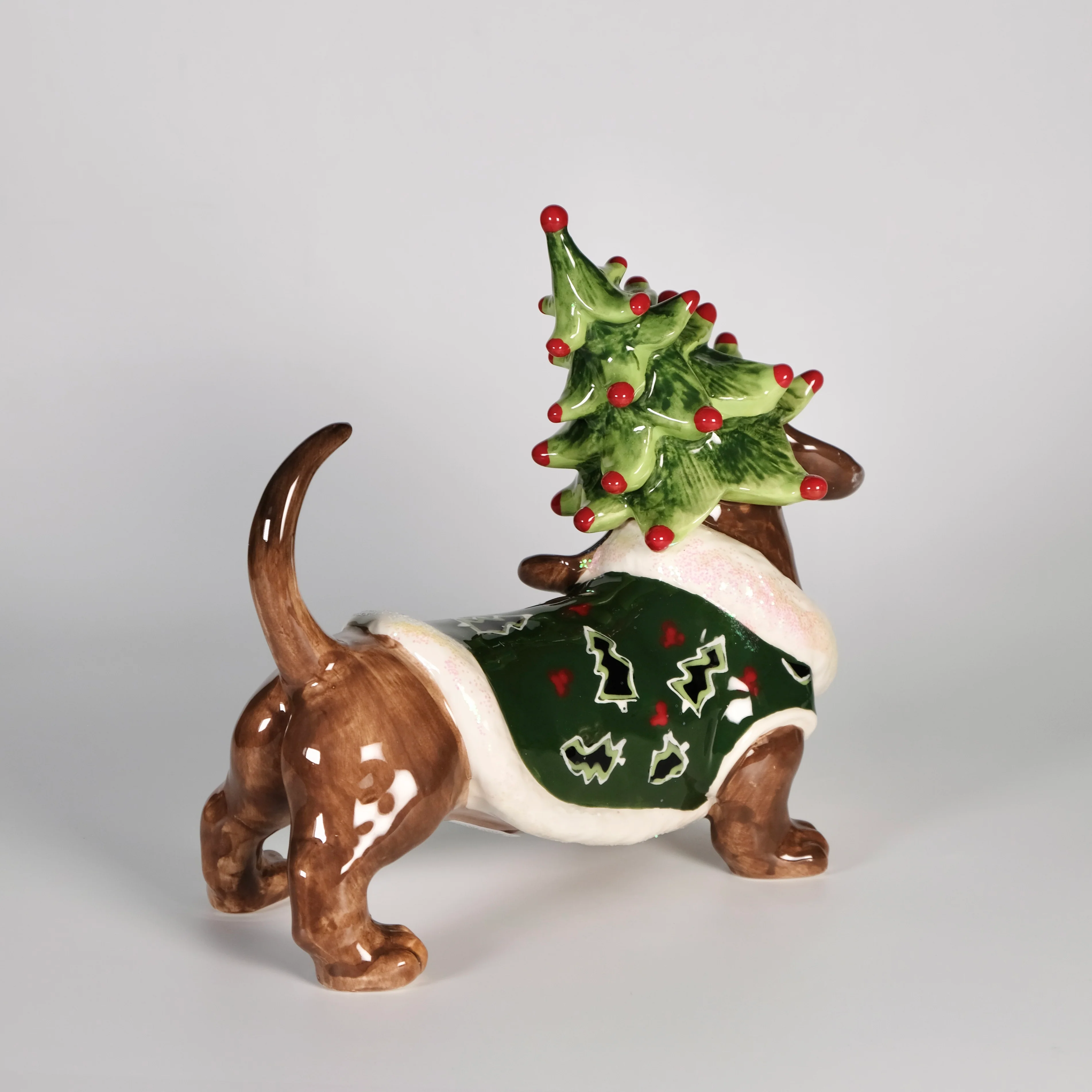 Green Dachshund Figurine - Image 4