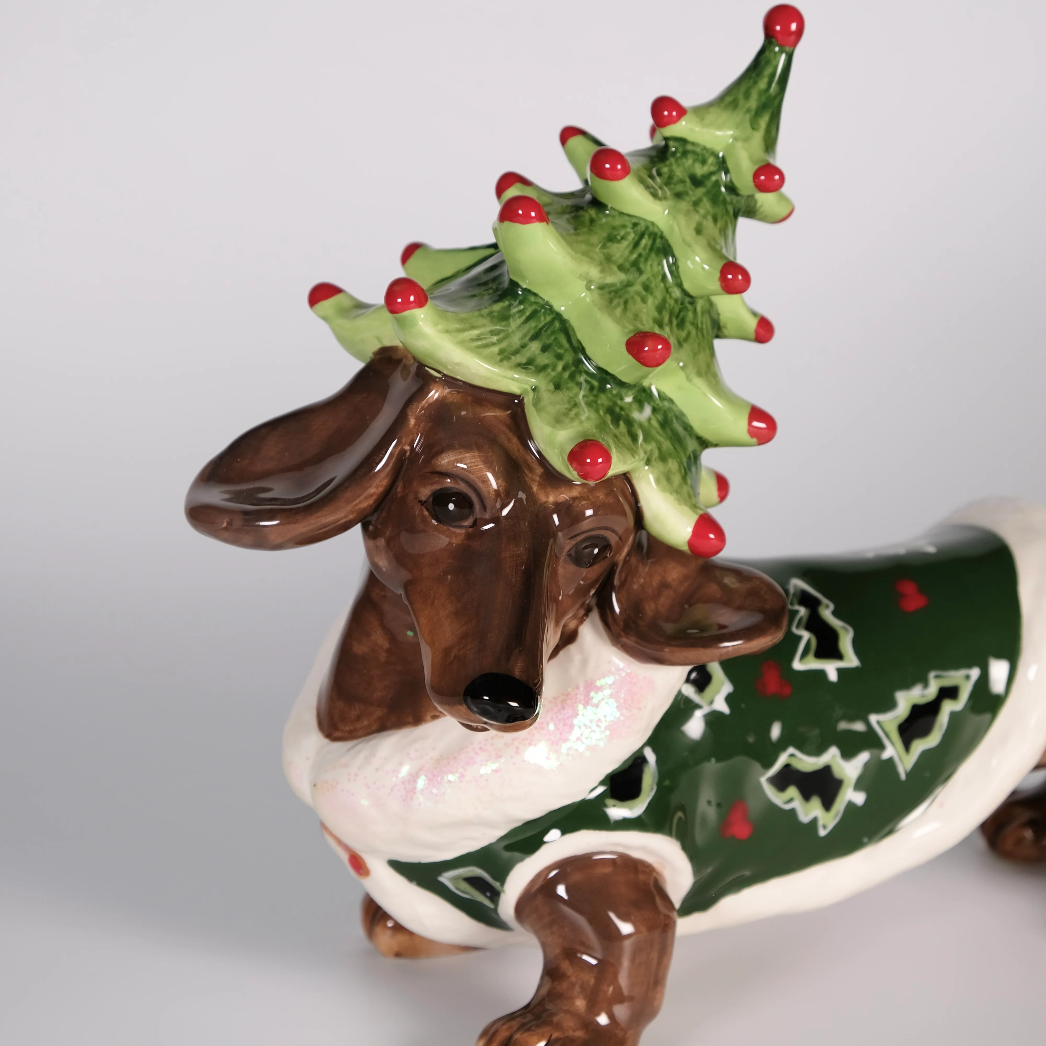 Green Dachshund Figurine - Image 5