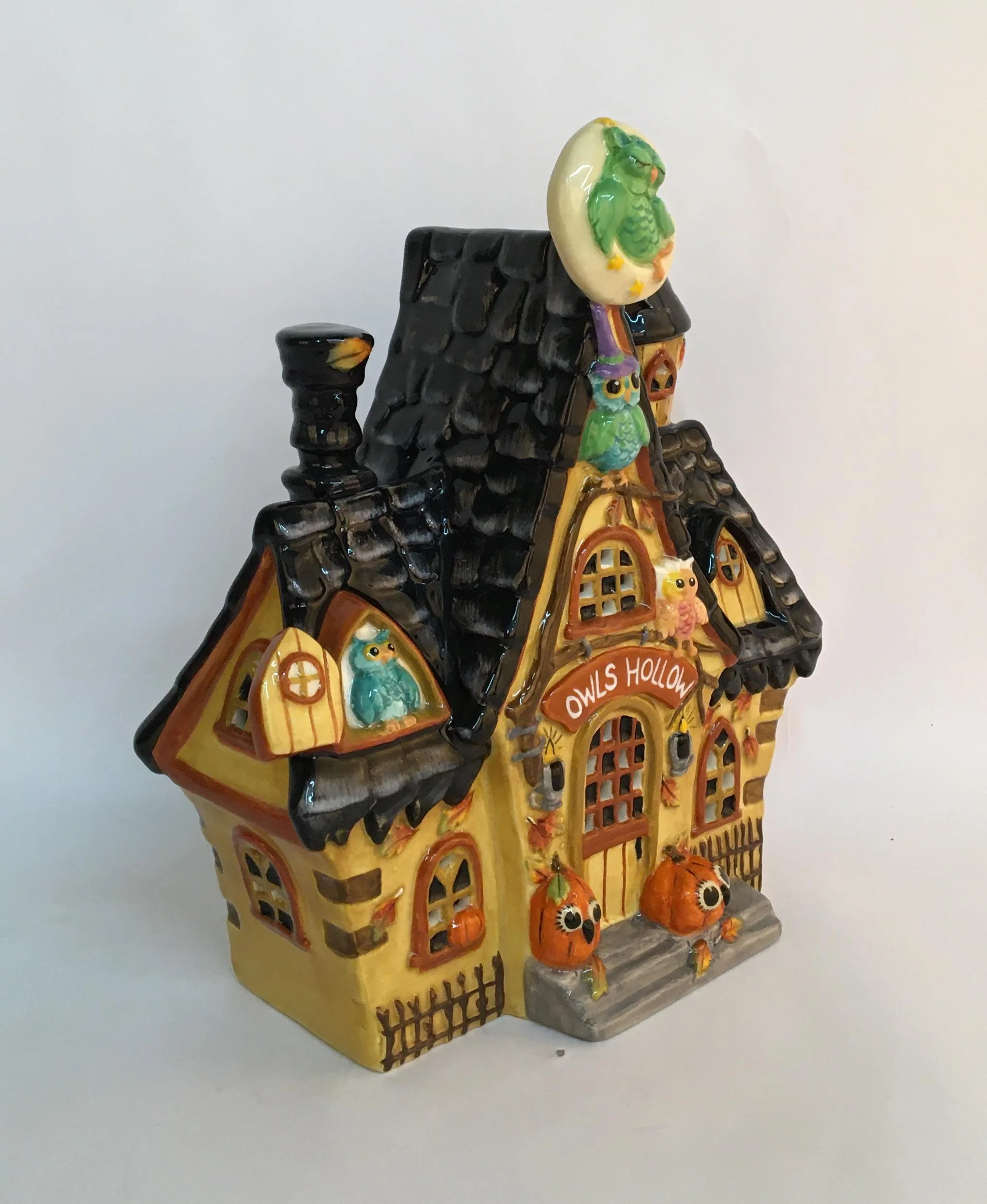 Halloween Owl Candle House