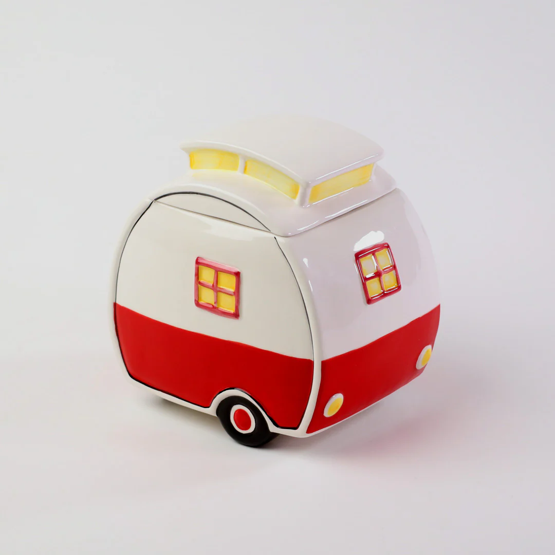 Hello Kitty and Cinnamoroll Camper Cookie Jar - Image 3