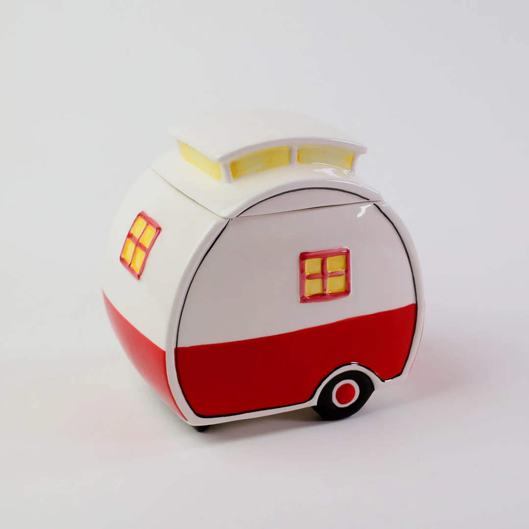 Hello Kitty and Cinnamoroll Camper Cookie Jar - Image 4