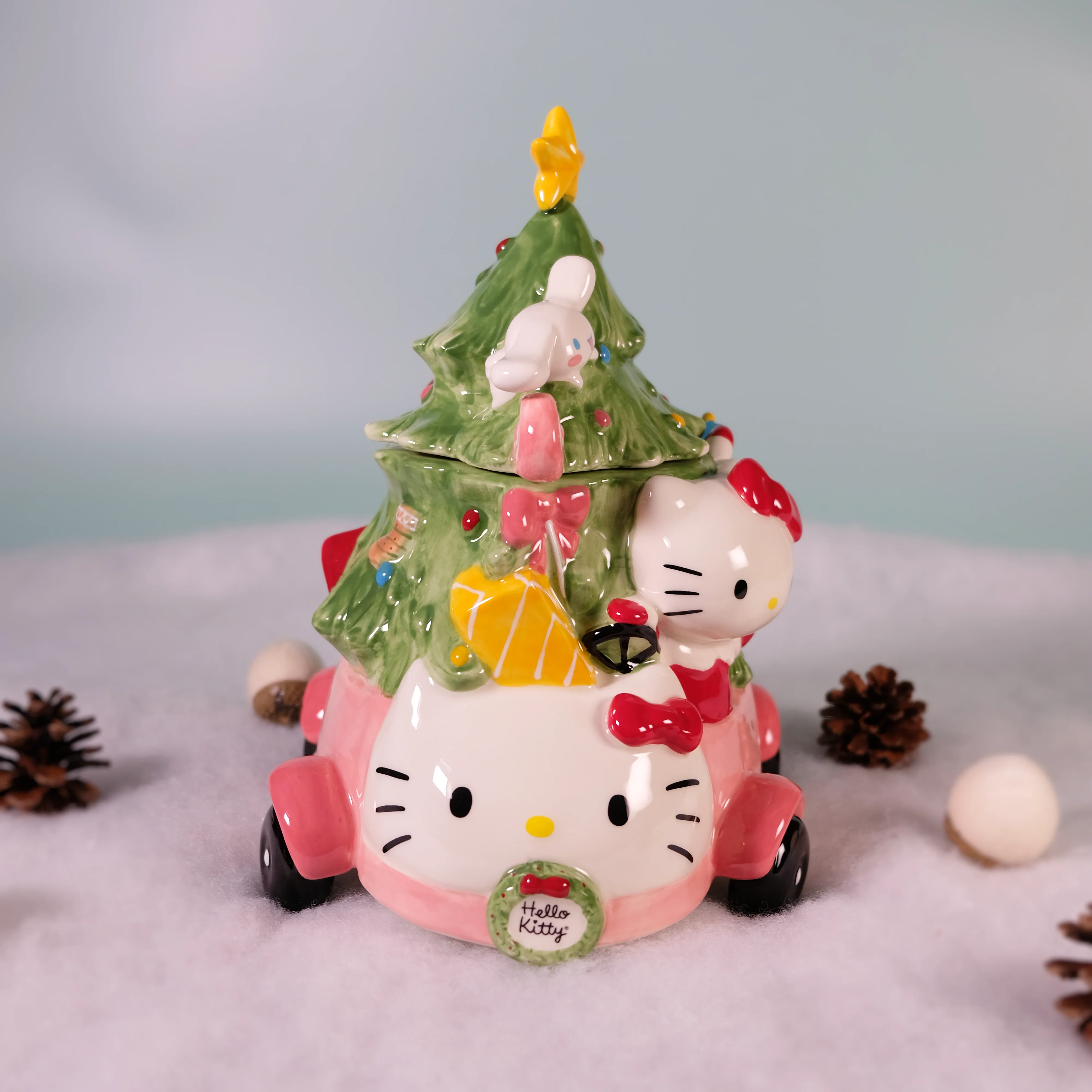 Hello Kitty and Friends Holiday Joy Ride Cookie Jar - Image 6