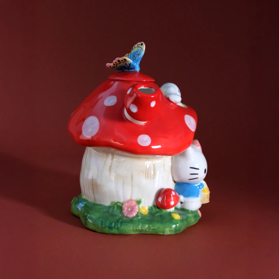 Hello Kitty and Friends Mushroom House Teapot - Image 4