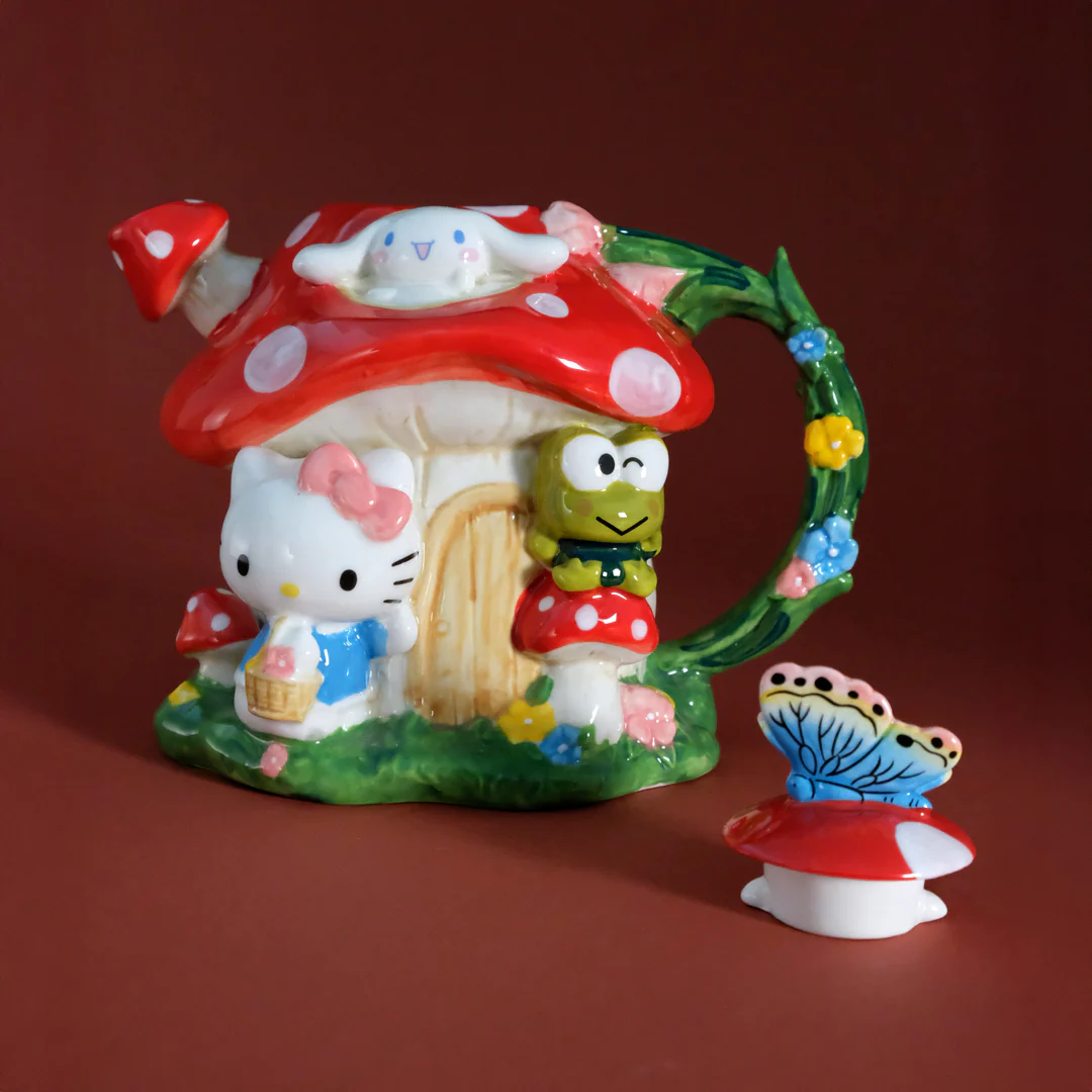 Hello Kitty and Friends Mushroom House Teapot - Image 6