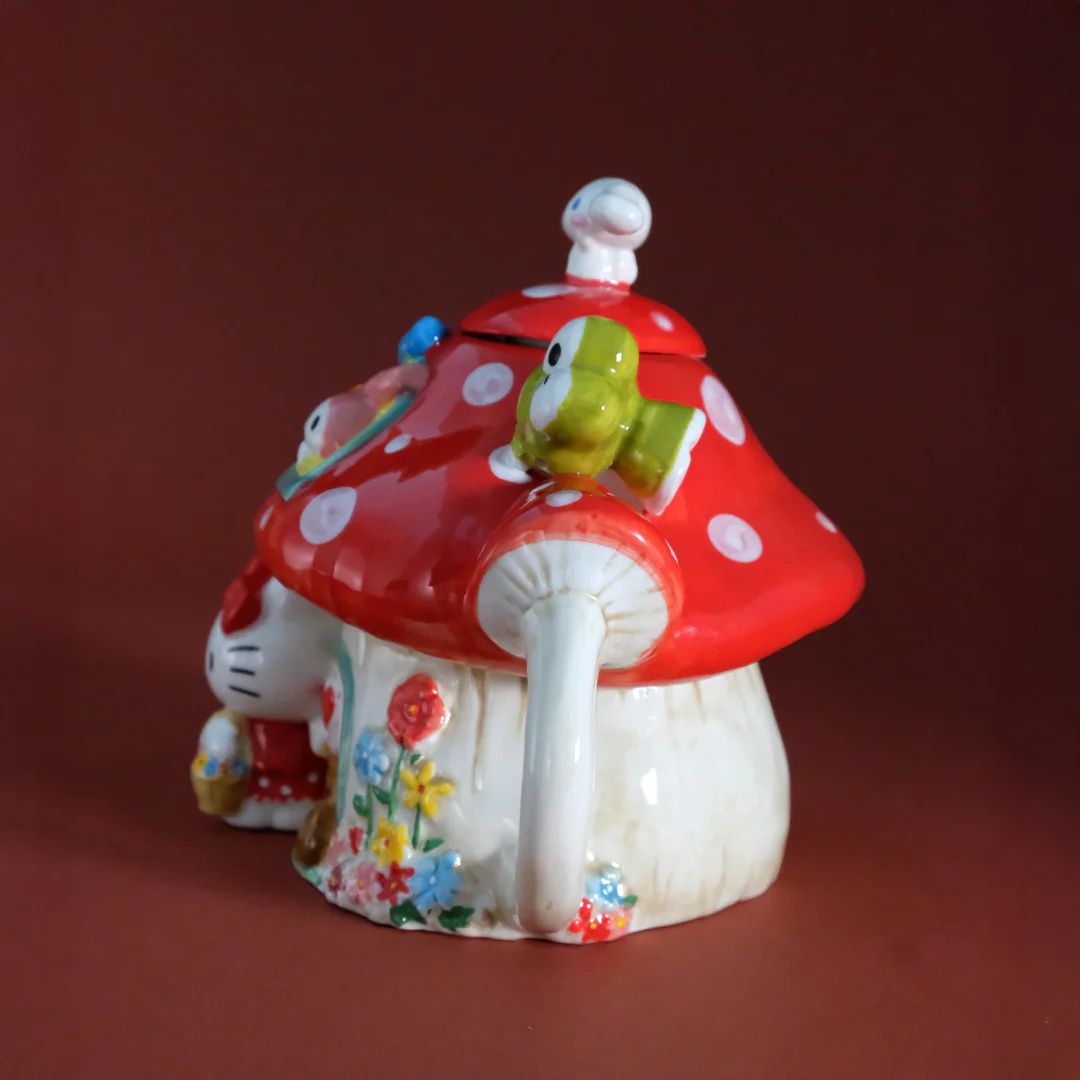 Hello Kitty and Friends Mushroom Teapot - Image 6