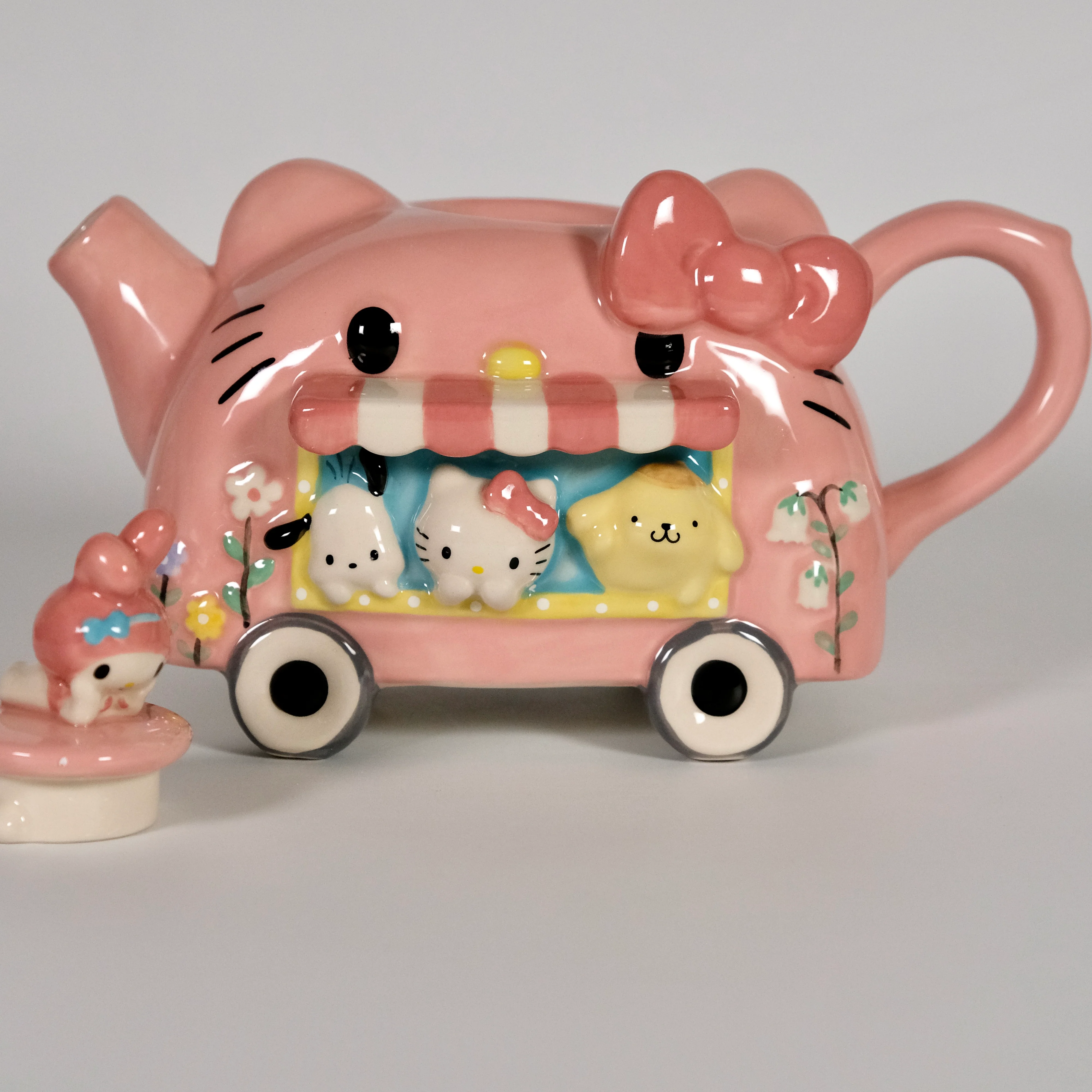 Hello Kitty and Friends Rolling Cafe Teapot - Image 6