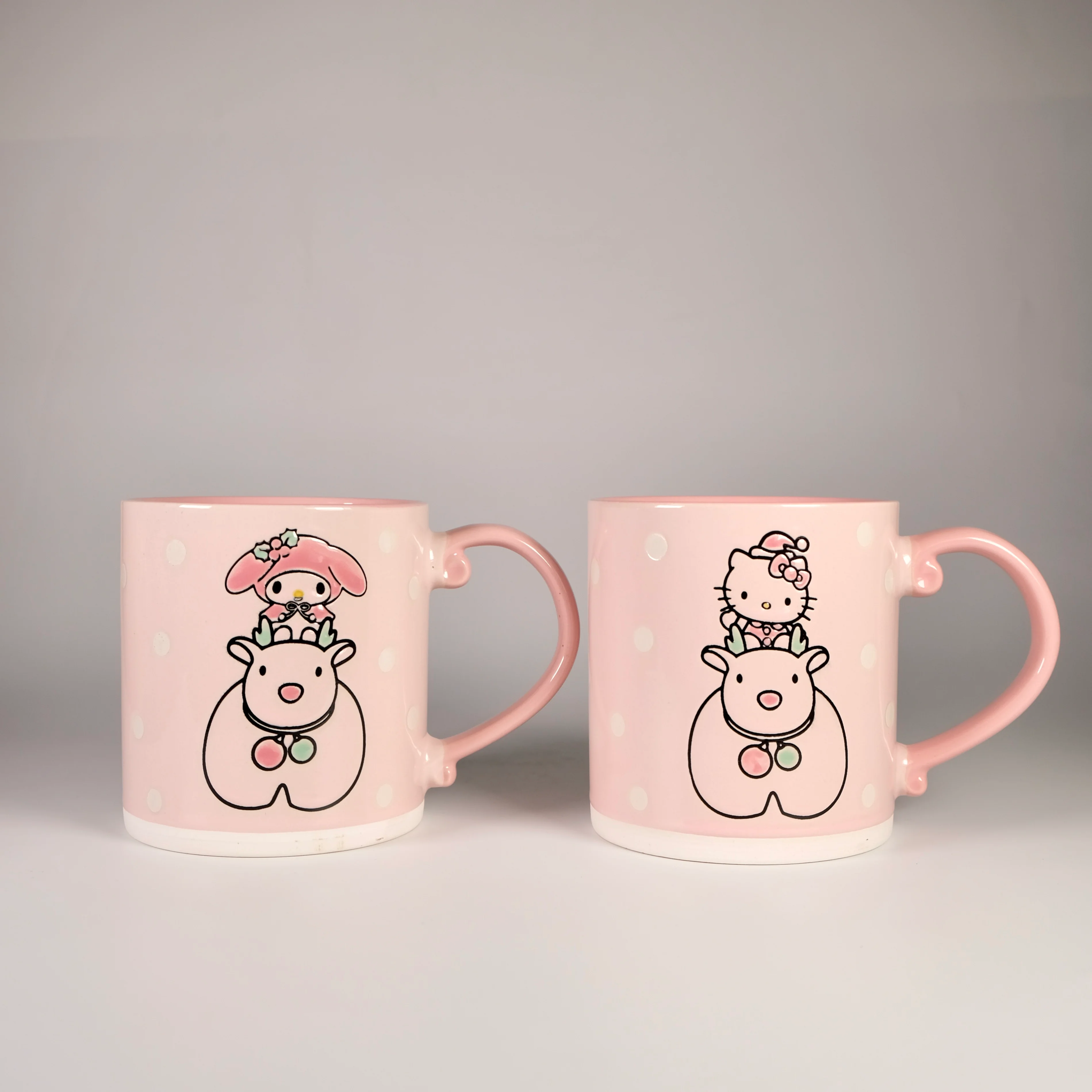 HELLO KITTY AND MY MELODY CHRISTMAS MUG SET 21oz - Image 2