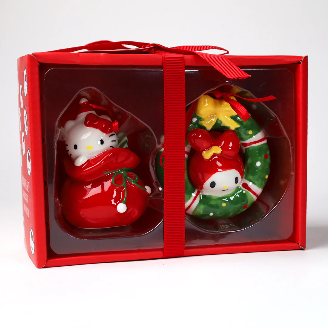 Hello Kitty and My Melody Ornament Set - Image 2