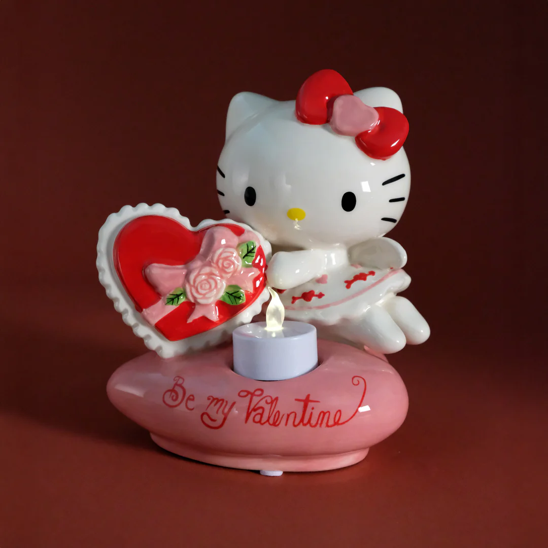 Hello Kitty Be My Valentine Tealight Candle Holder - Image 2