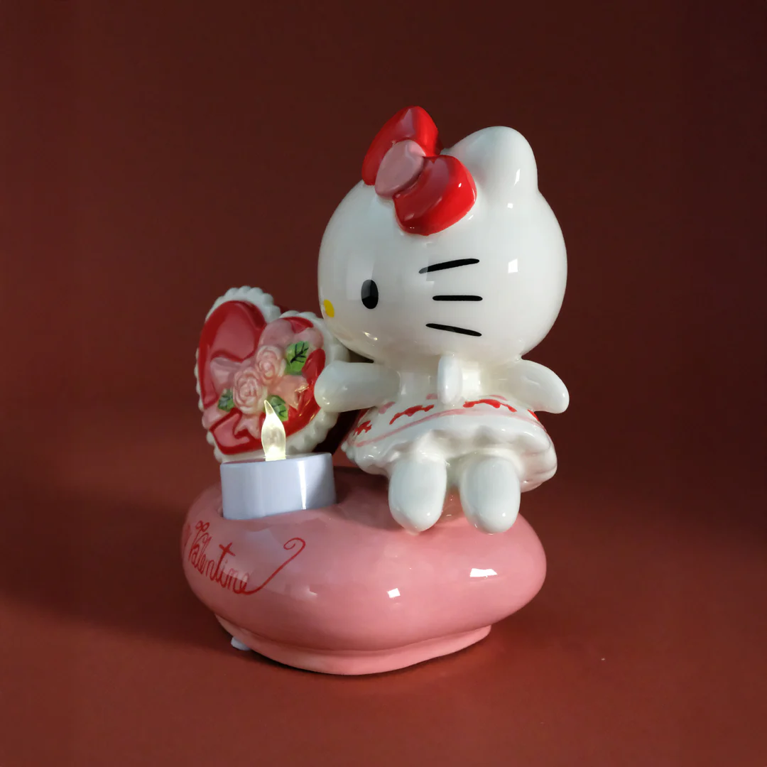 Hello Kitty Be My Valentine Tealight Candle Holder - Image 3