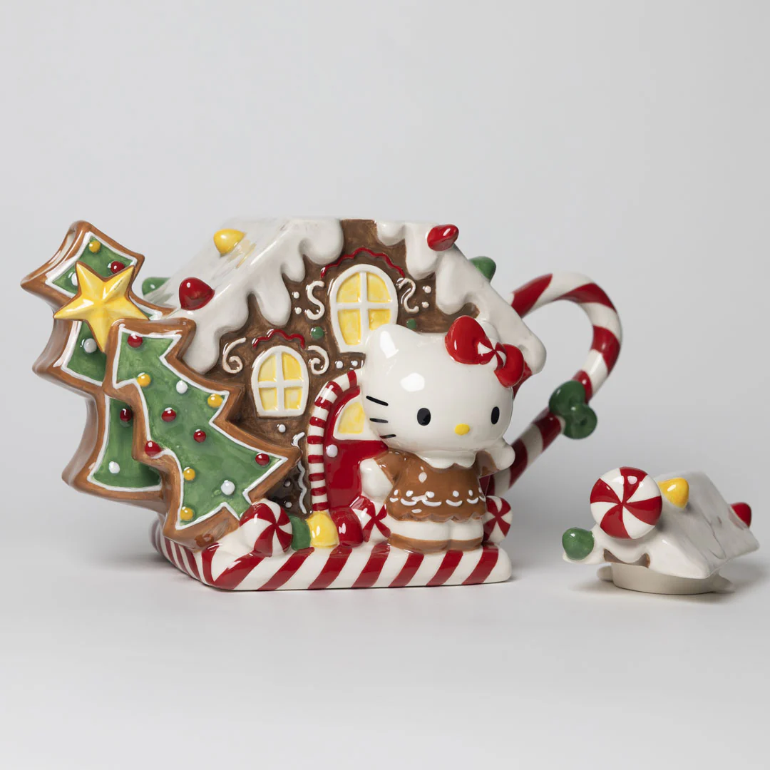 Hello Kitty Candy GingerBread Teapot - Image 3