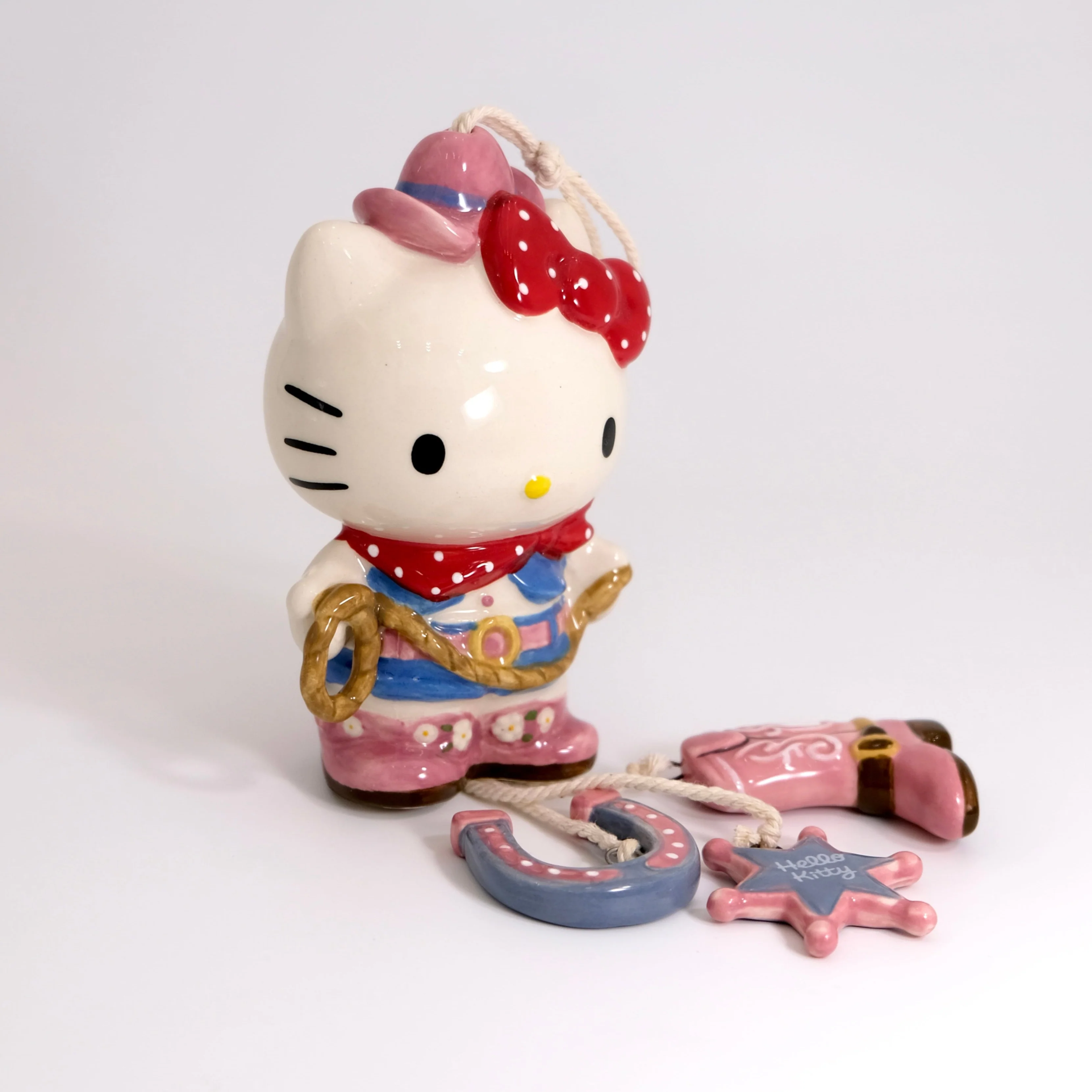Hello Kitty Cowgirl Wind Chime - Image 2