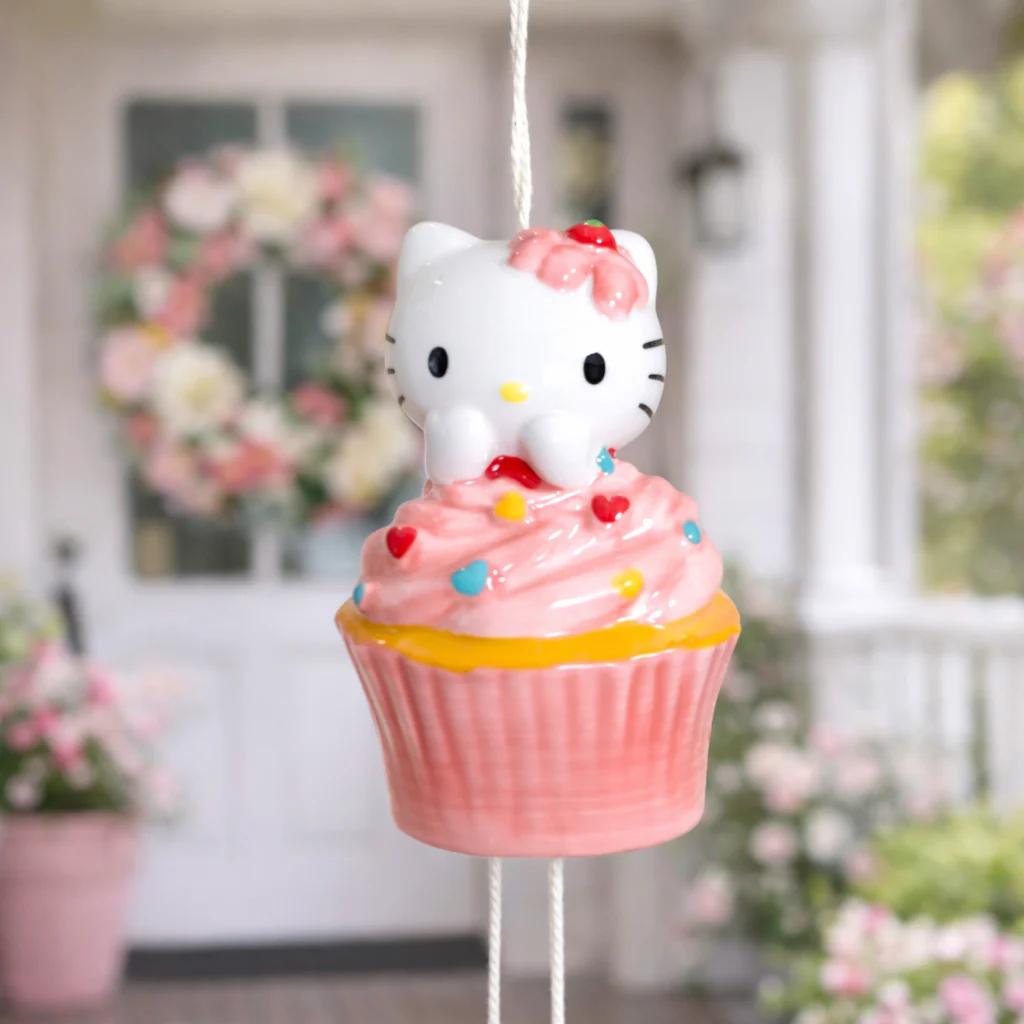 Hello Kitty Cupcake Delight Wind Chime - Image 2