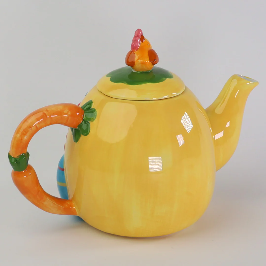 Hello Kitty Easter Bunny Carrot Teapot - Image 3