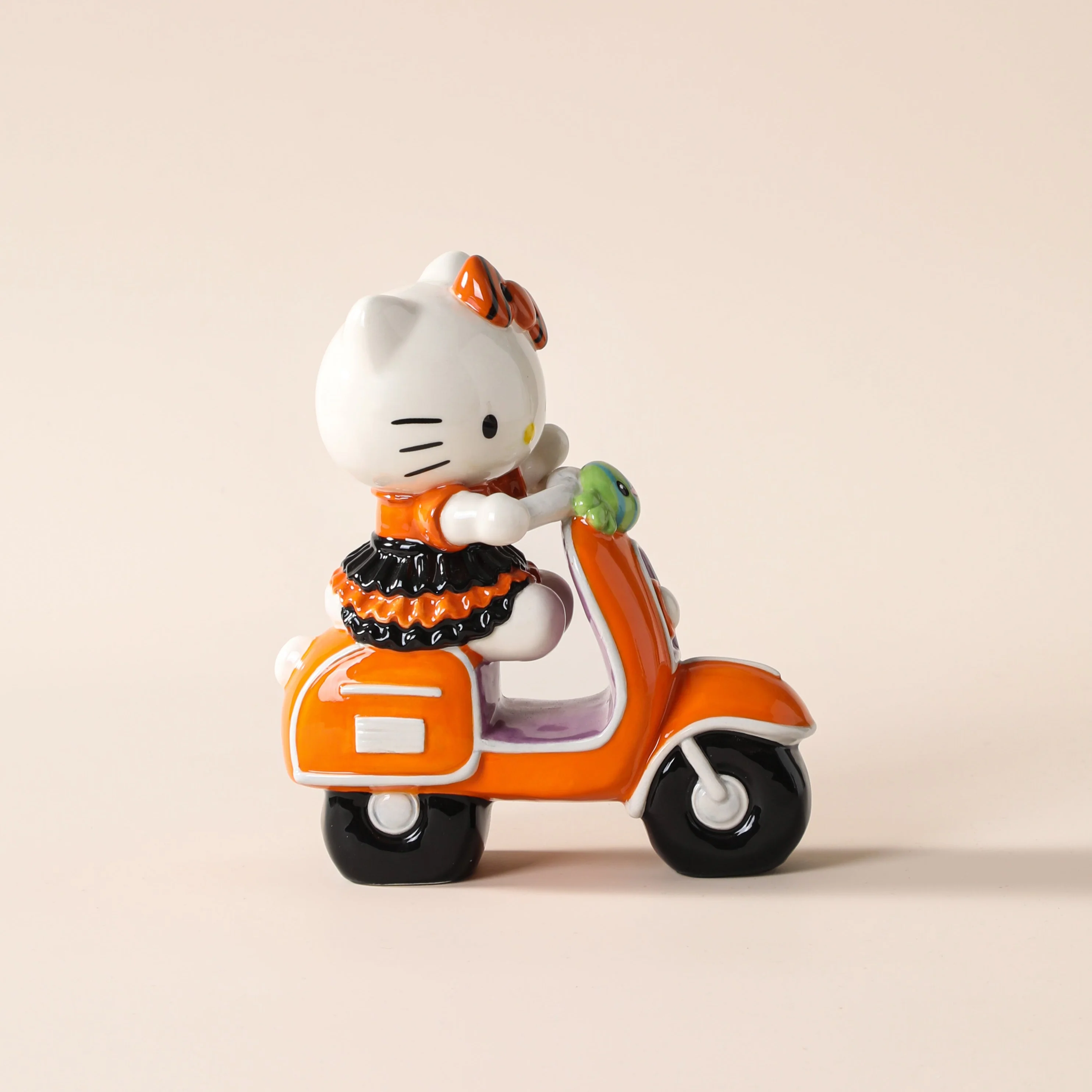Hello Kitty Halloween Orange Scooter Figurine - Image 2