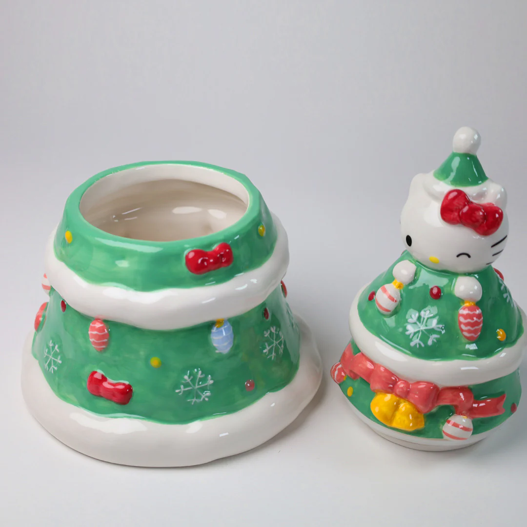 Hello Kitty Holiday Tree Cookie Jar - Image 3