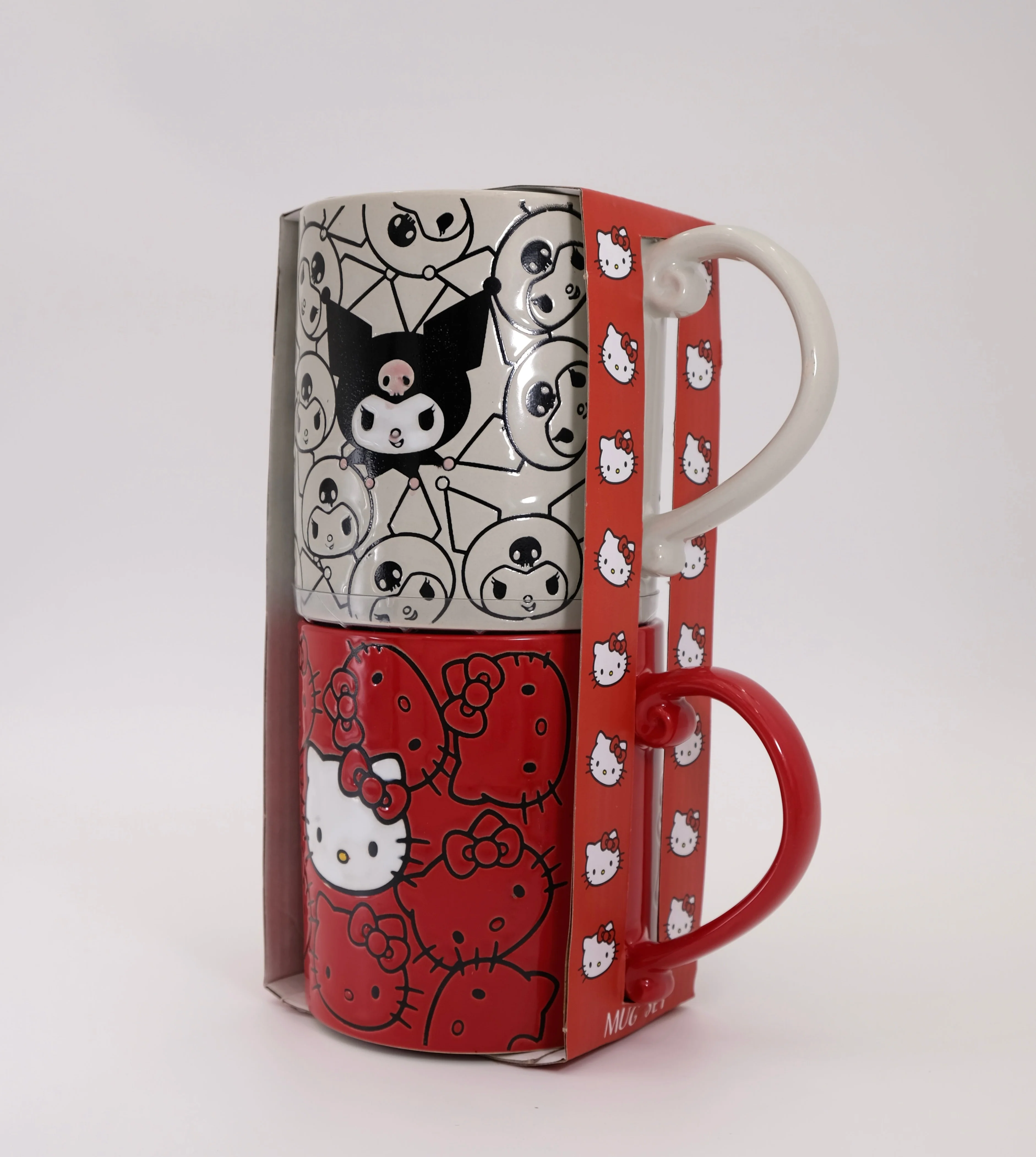 HELLO KITTY & KUROMI REPEAT WRAP 21OZ MUG SET OF 2 - Image 4