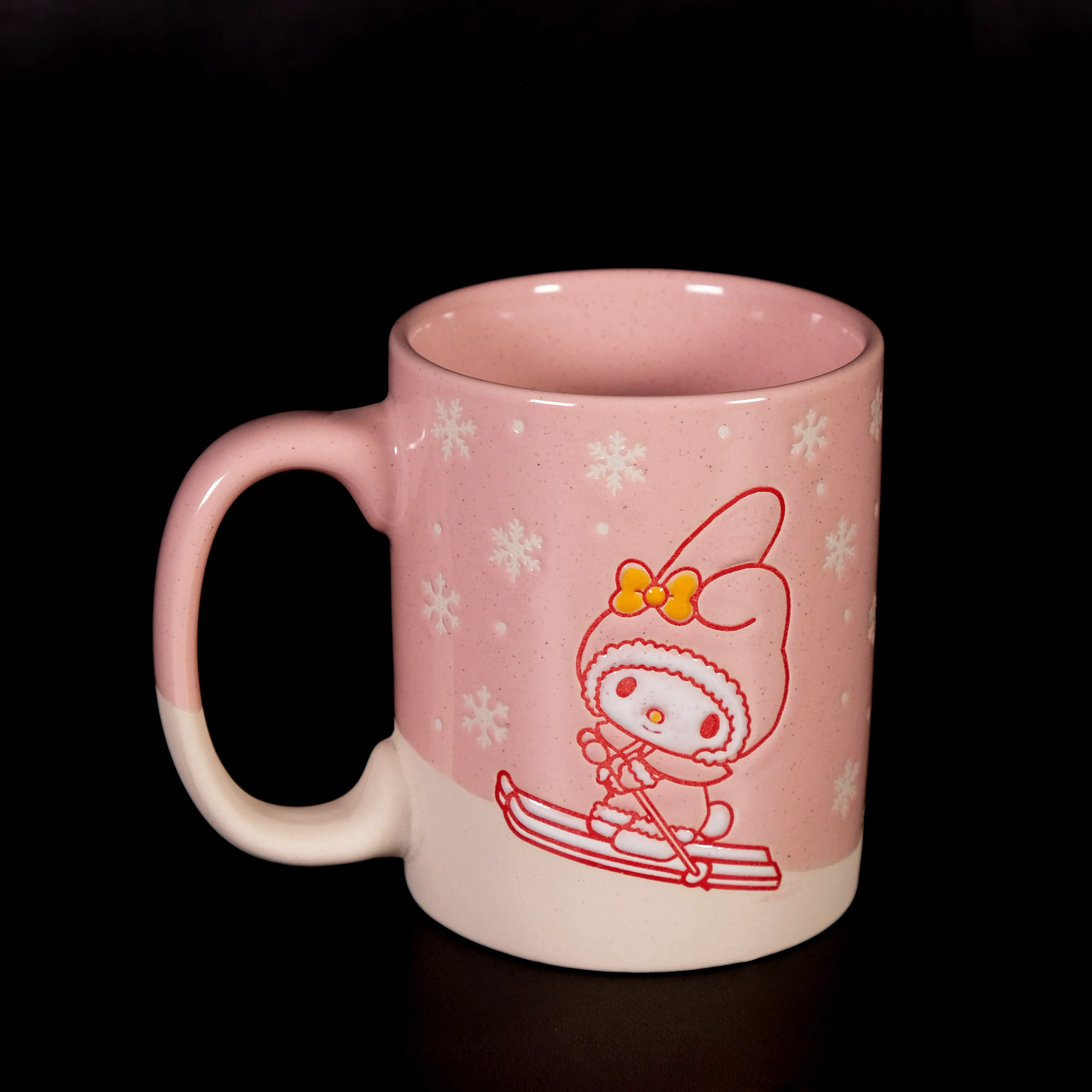 Hello Kitty & My Melody Down Hill Skiiing 18oz Mug Set of 2 - Image 4