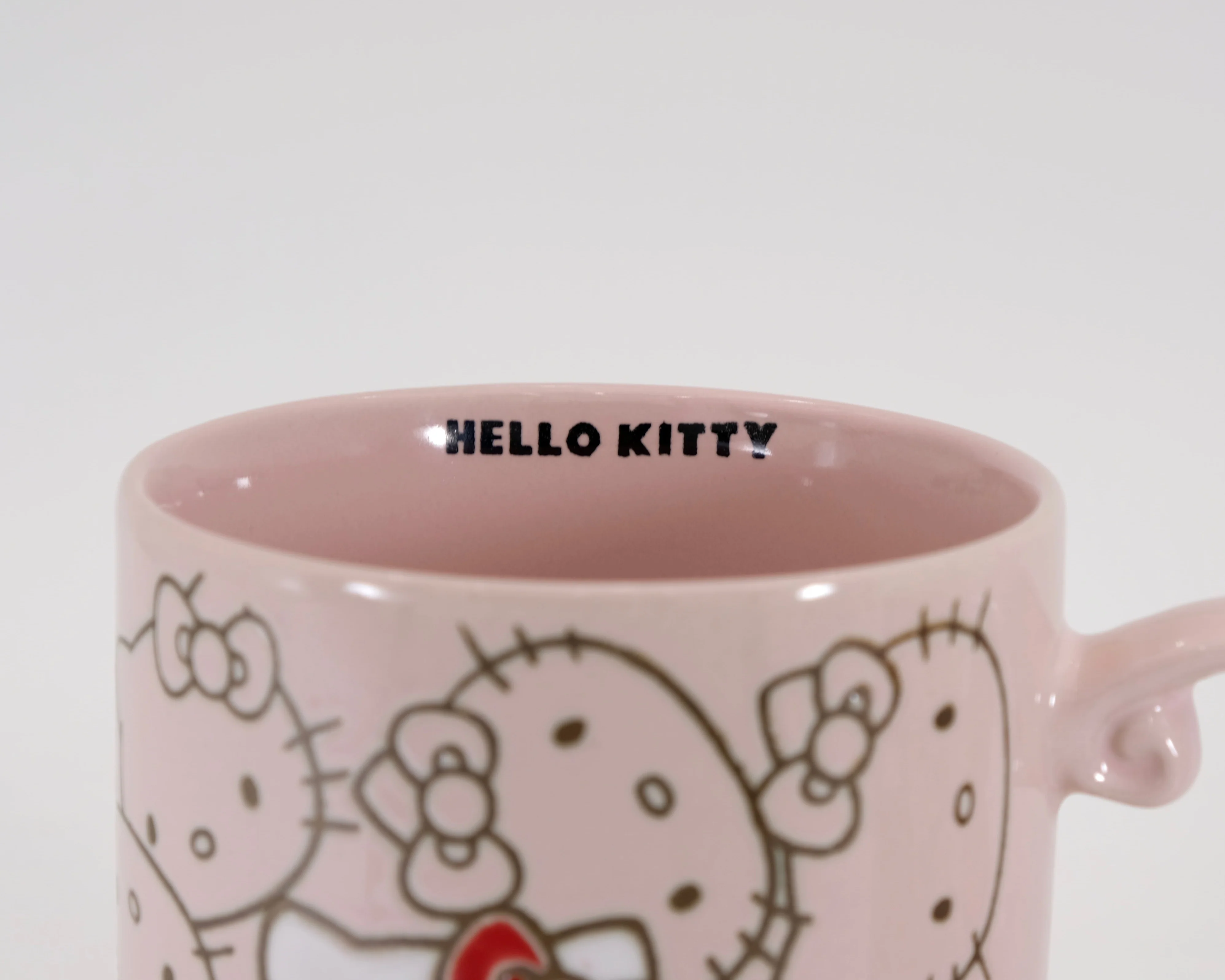 HELLO KITTY & MY MELODY REPEAT WRAP PINK 21OZ MUG SET OF 2 - Image 2