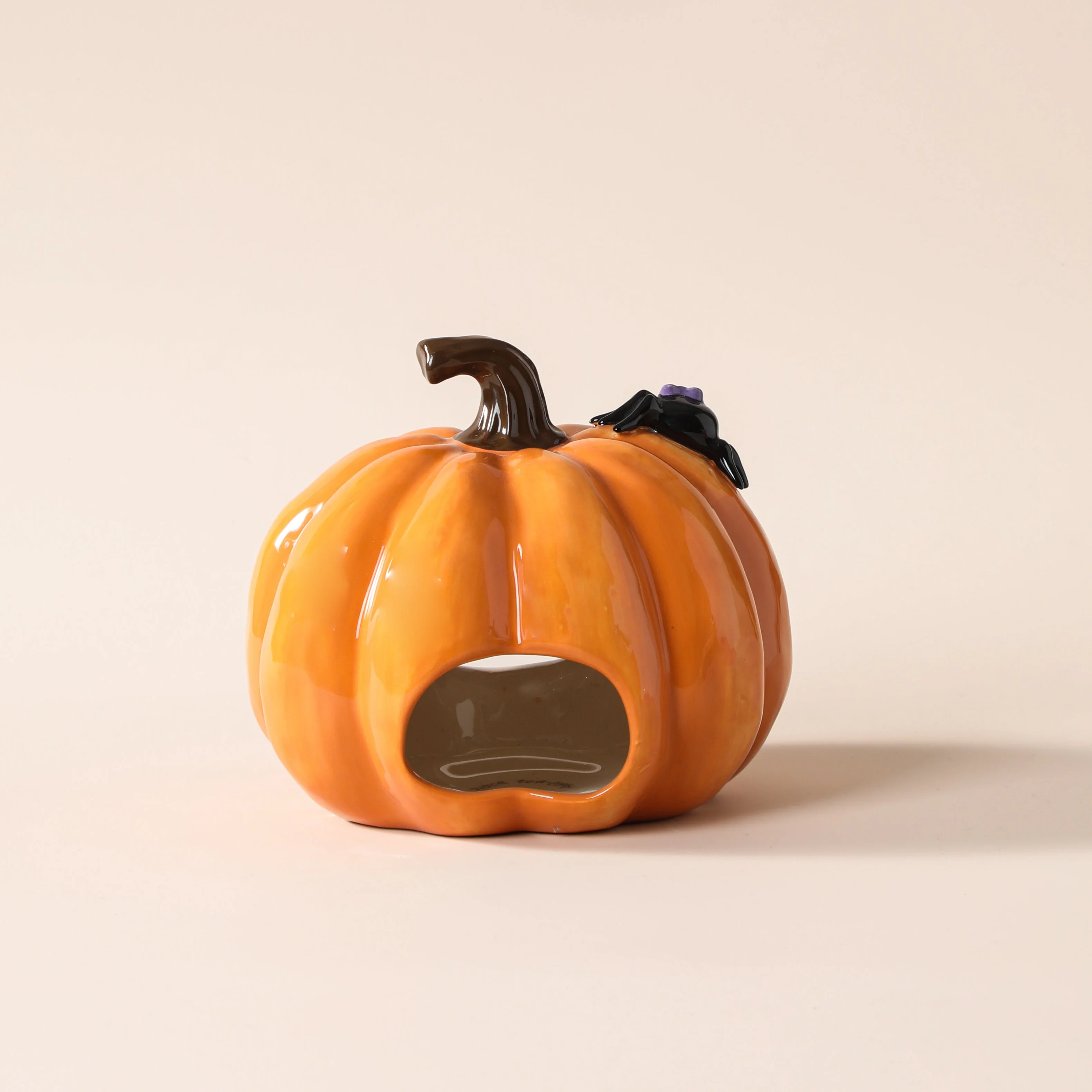 Hello Kitty Pumpkin Cutout Candle House - Image 4