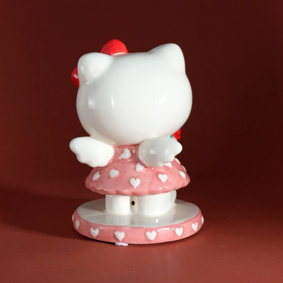 Hello Kitty Red Rose Bouquet Figurine - Image 3
