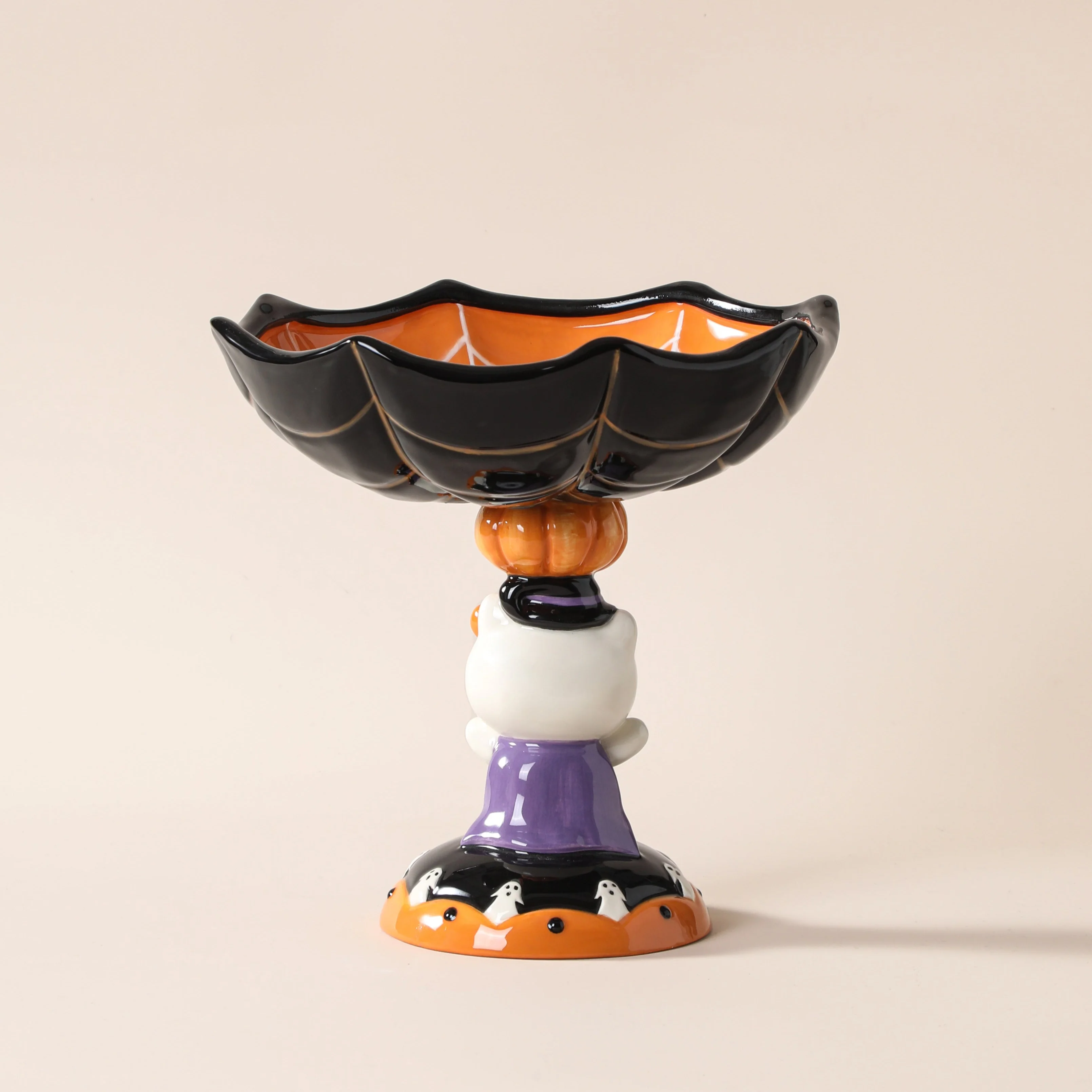Hello Kitty Spider Web Pedestal Candy Bowl - Image 3