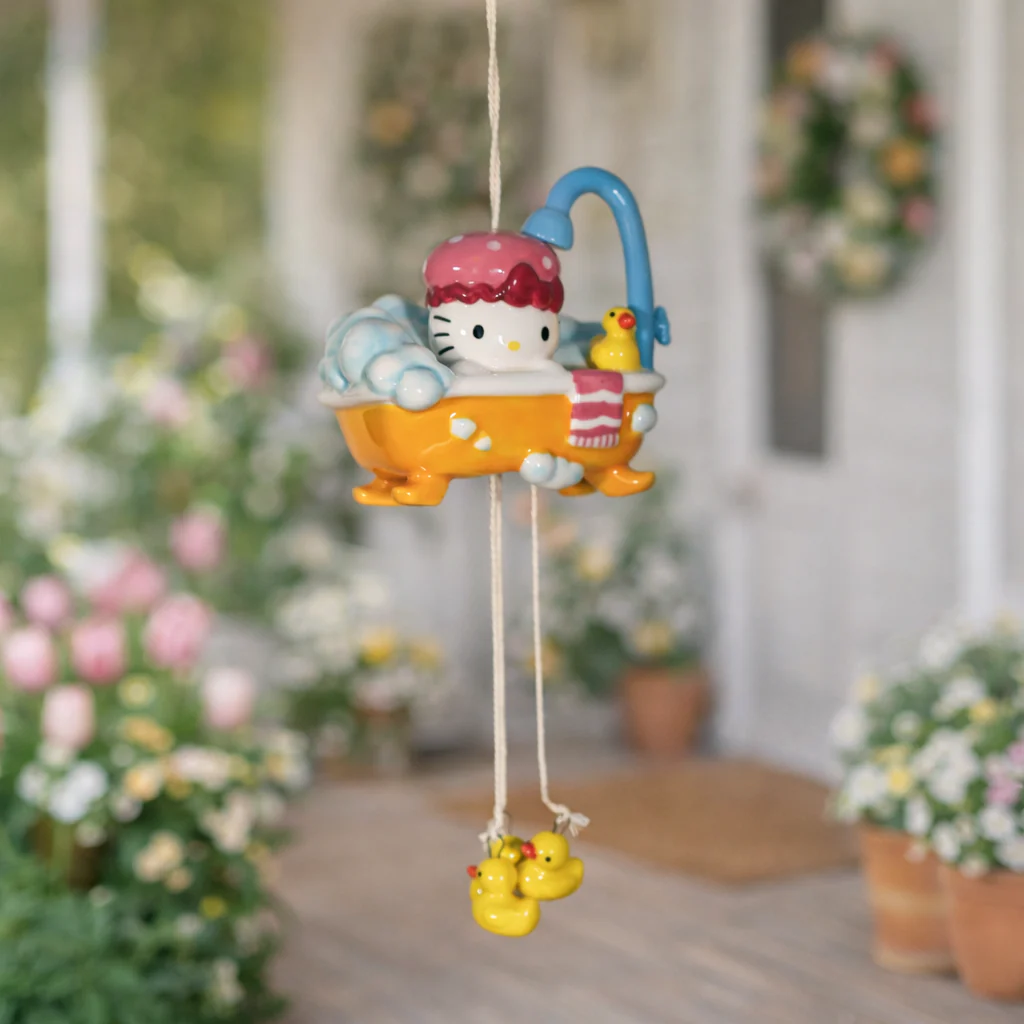 Hello Kitty Tub Time Wind Chime - Image 2