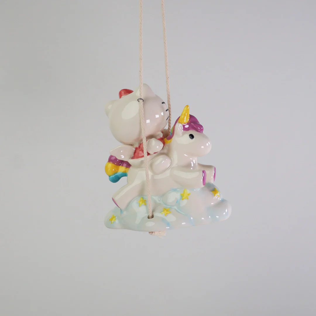 Hello Kitty Unicorn Dreams Garden Swinger - Image 2