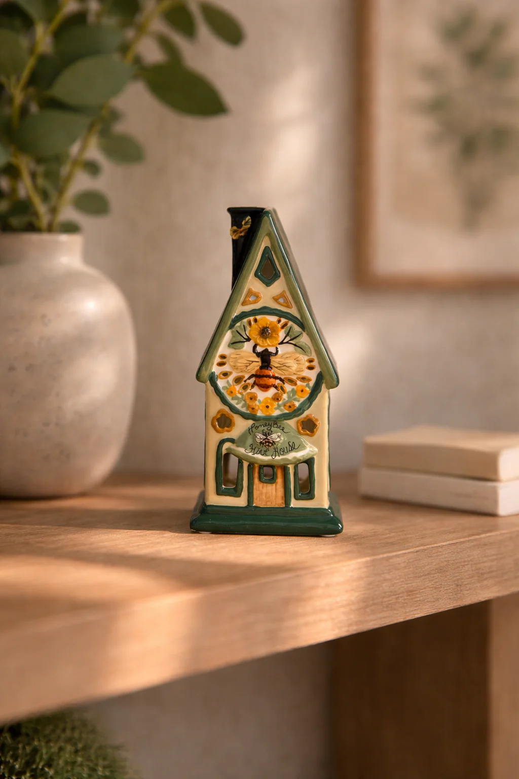Honey Bee Hive House Candle House - Image 2