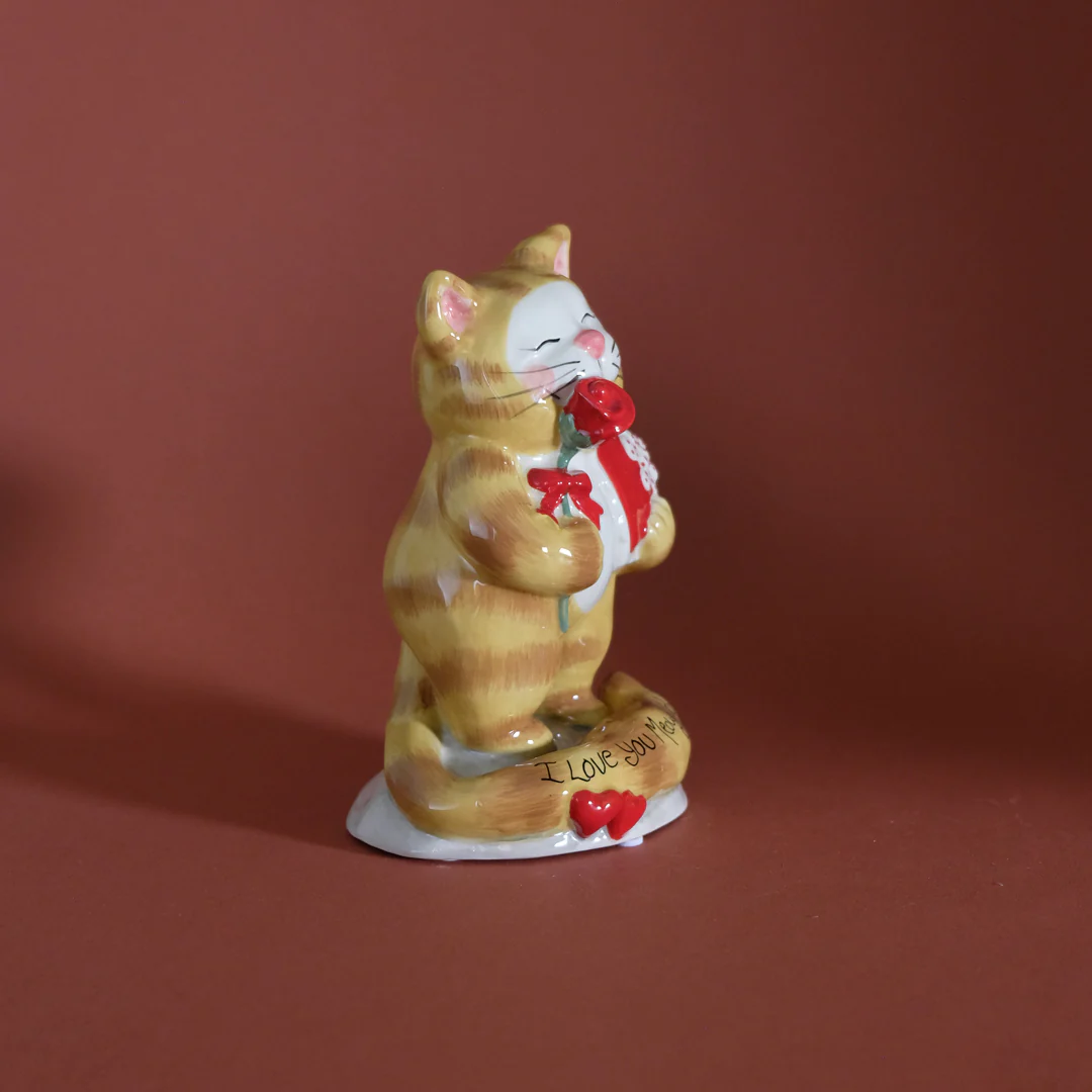 I Love You Meowy Much! Cat Figurine - Image 4
