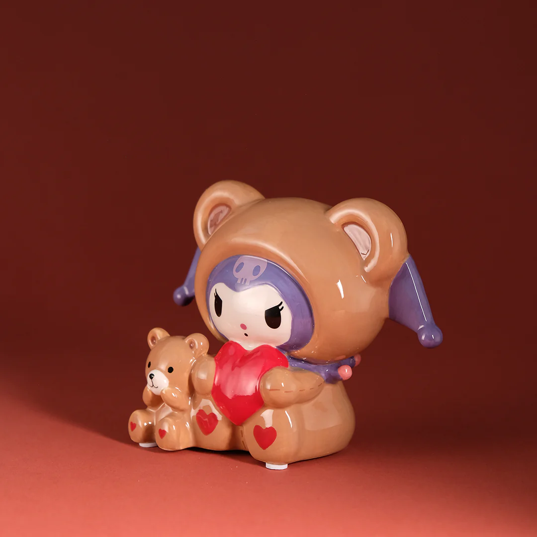Kuromi and Teddy Bear Love Figurine - Image 2