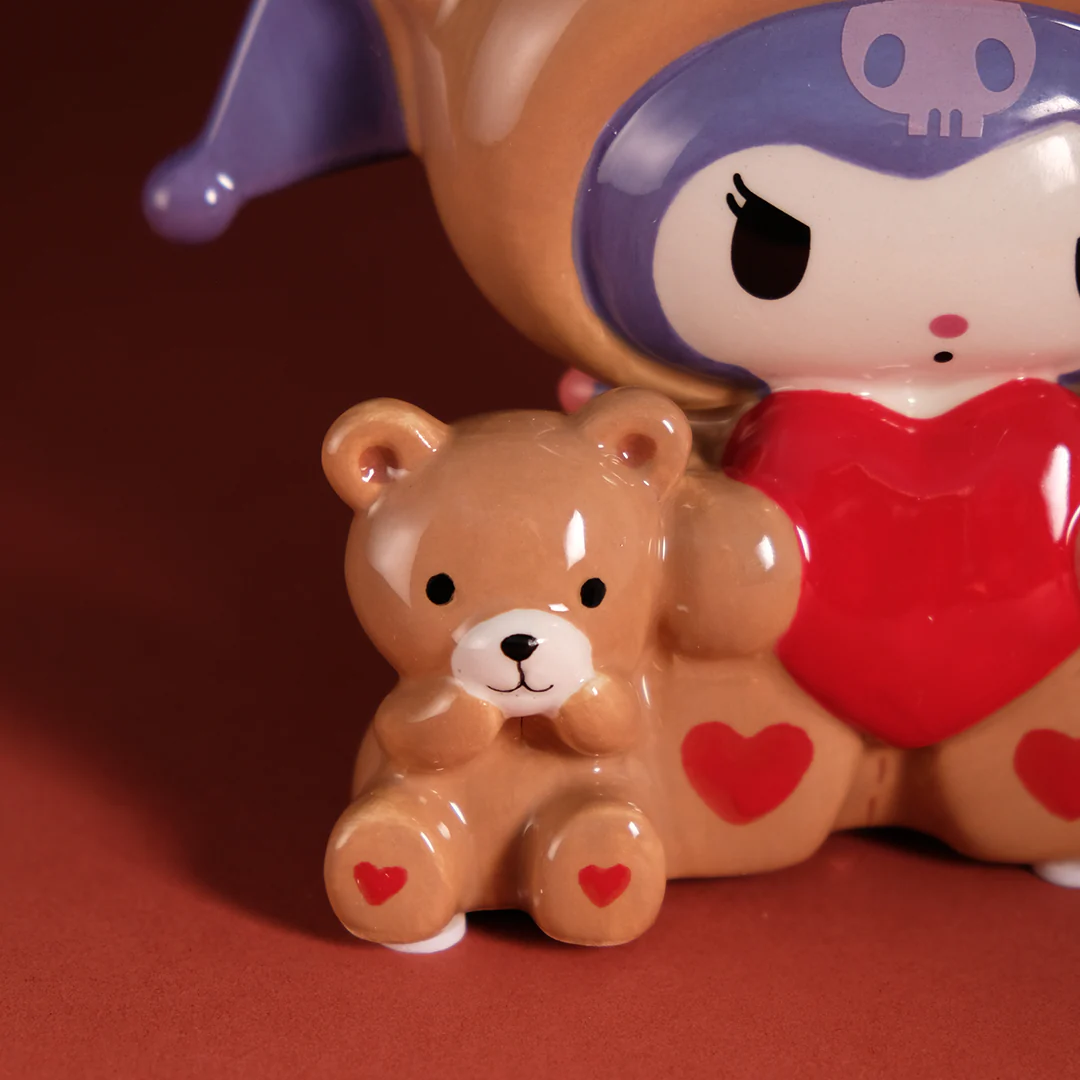 Kuromi and Teddy Bear Love Figurine - Image 6