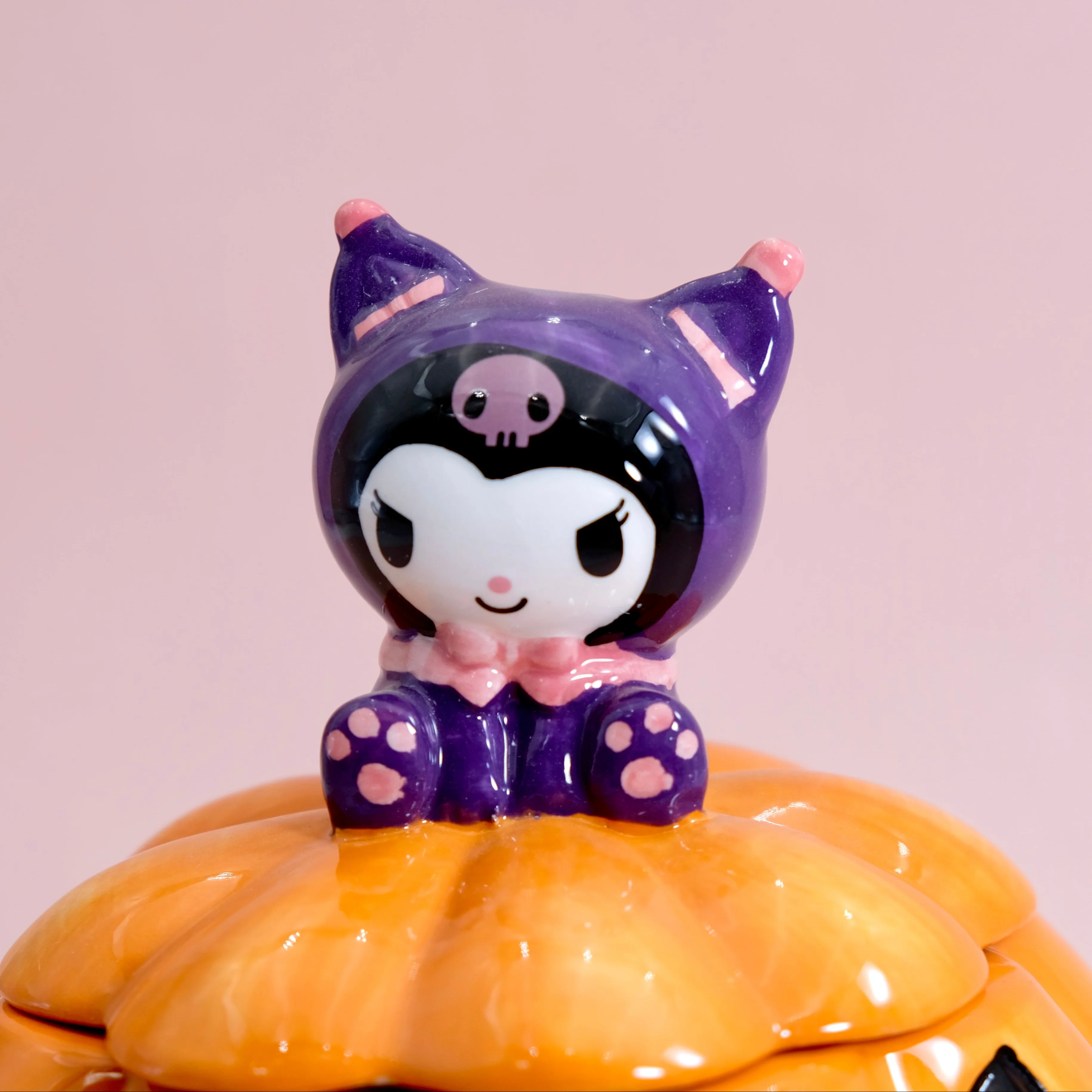 Kuromi Jack-O-Lantern Lidded Candy Bowl - Image 5
