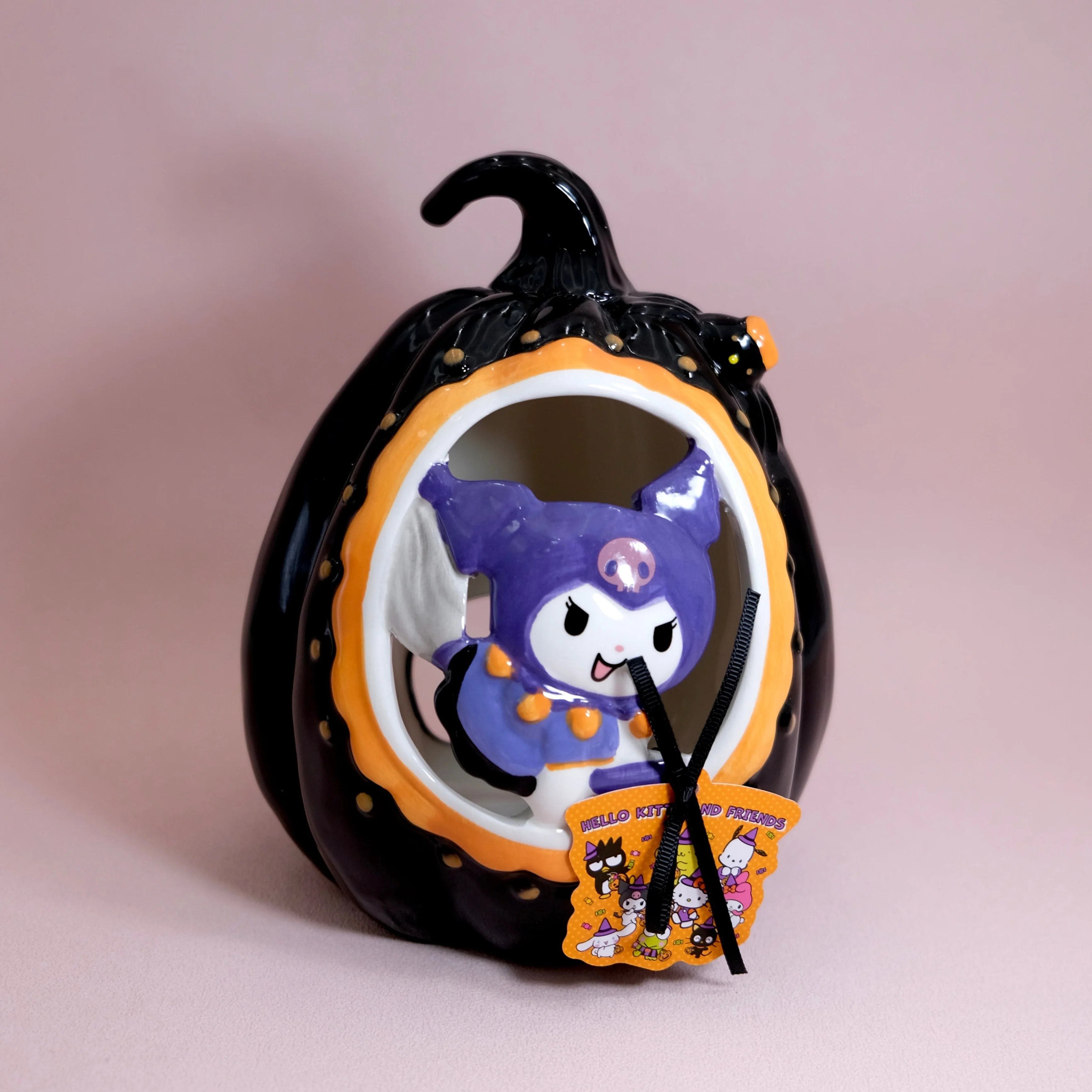 Kuromi Pumpkin Cutout Candle House