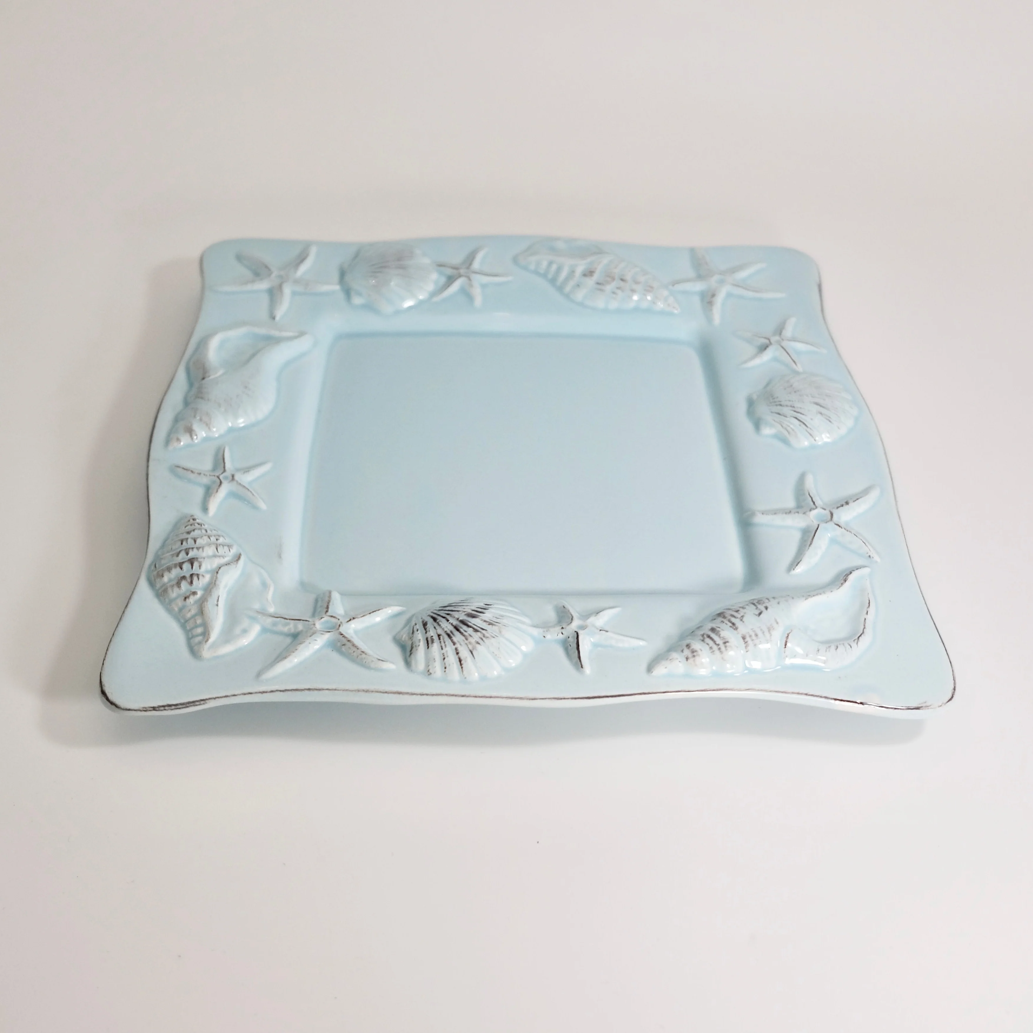 LAGUNA COASTAL 11'' SQUARE PLATE BLUE - Image 5