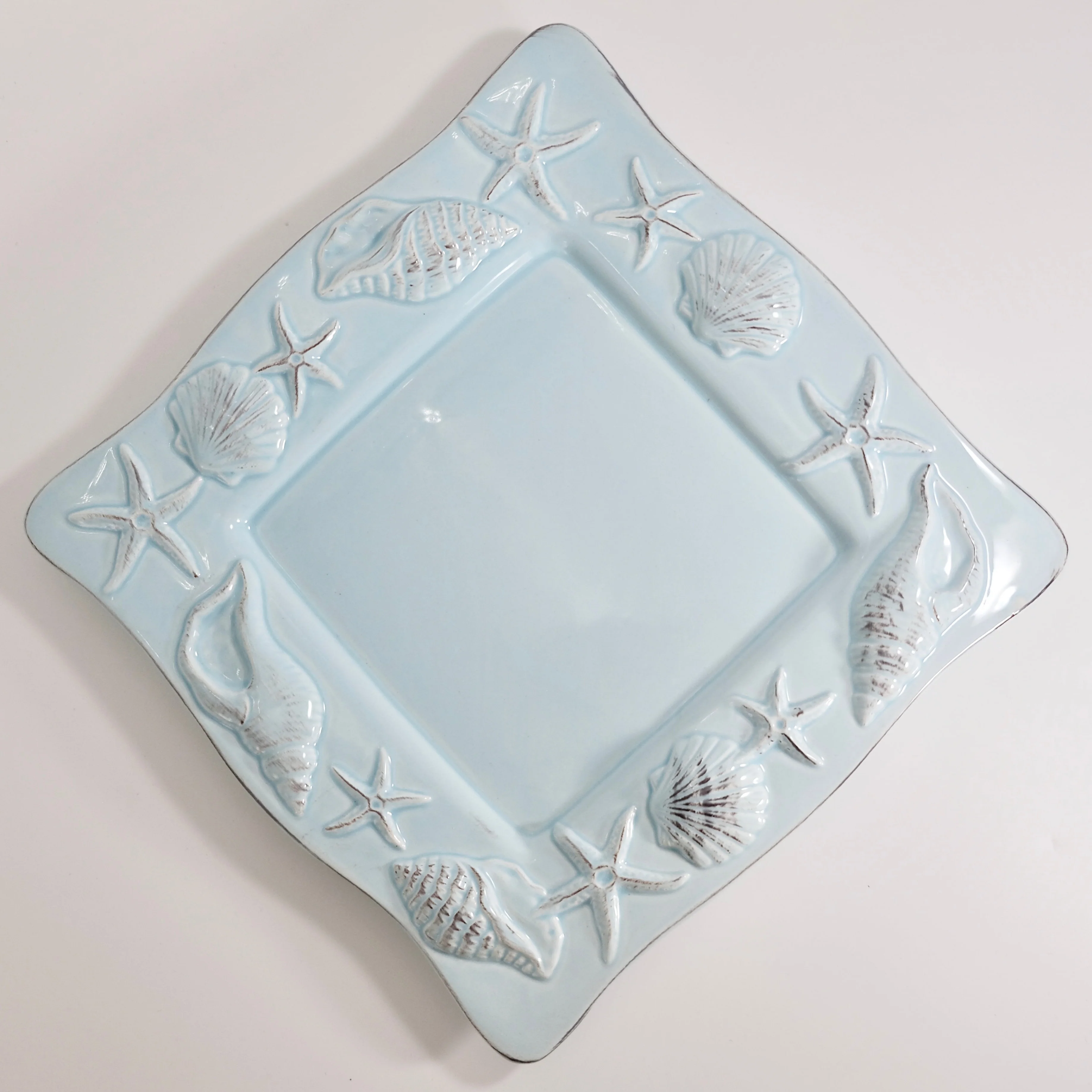 LAGUNA COASTAL 11'' SQUARE PLATE BLUE - Image 6
