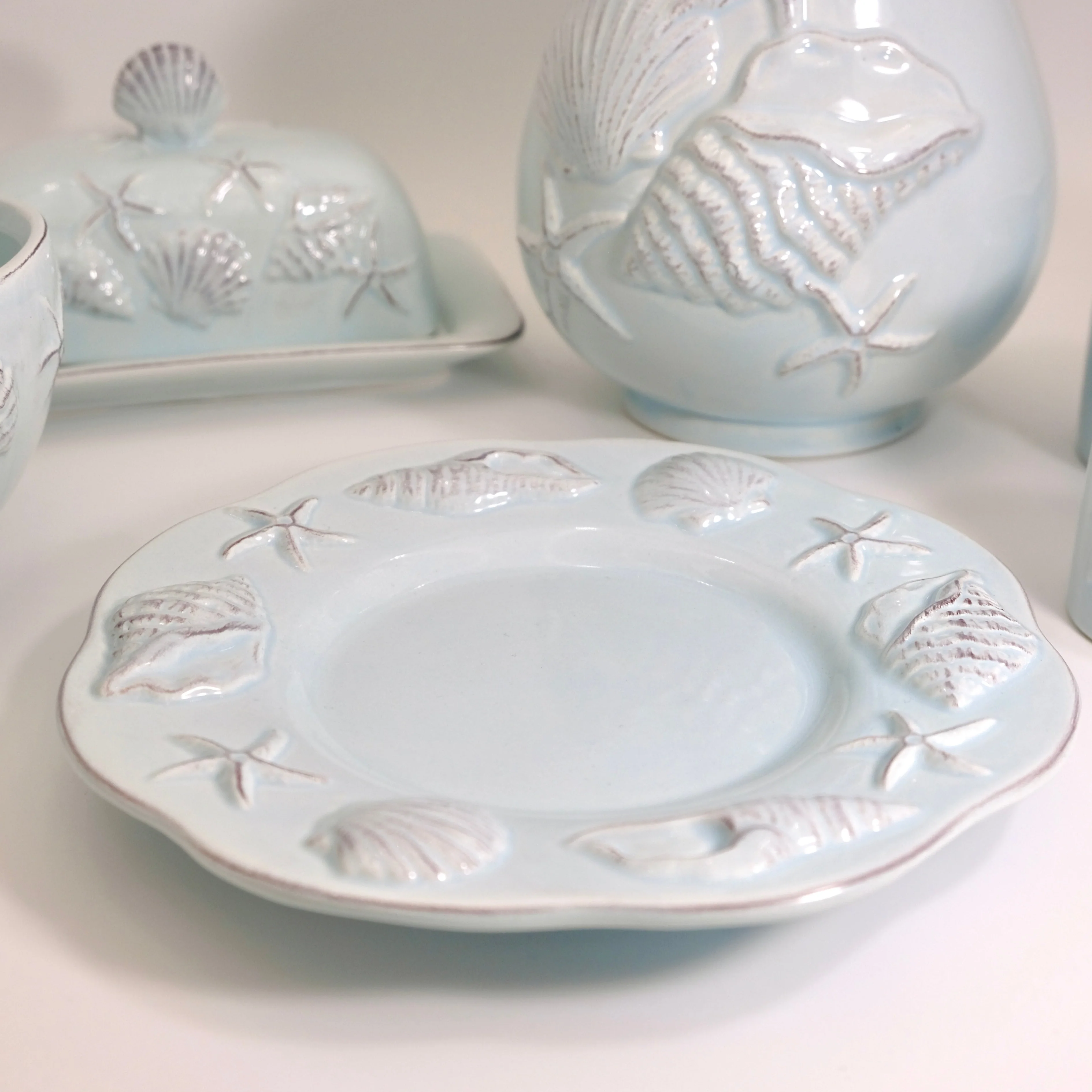 LAGUNA COASTAL 8'' SALAD PLATE BLUE - Image 5