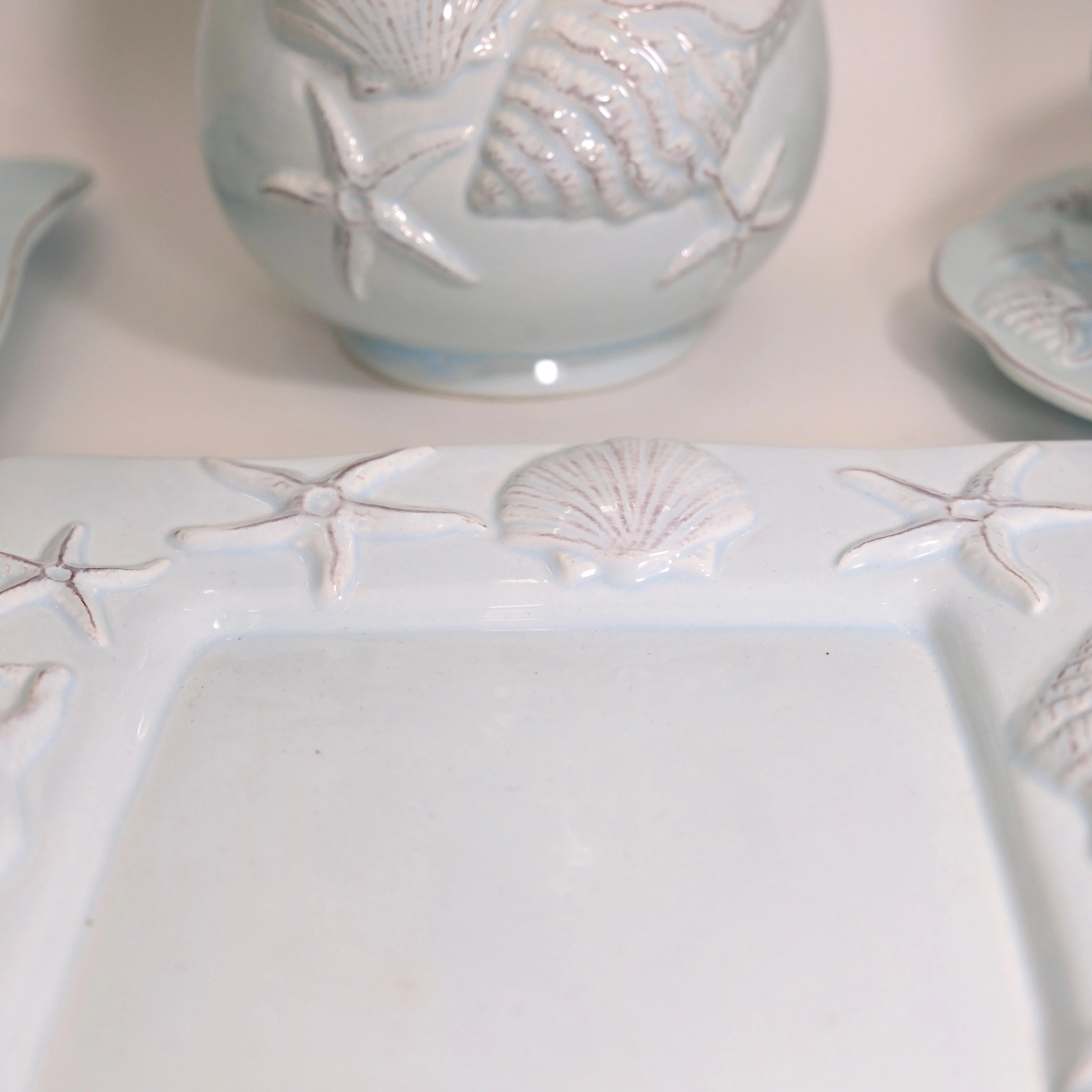 LAGUNA COASTAL 9'' SQUARE PLATE BLUE - Image 3