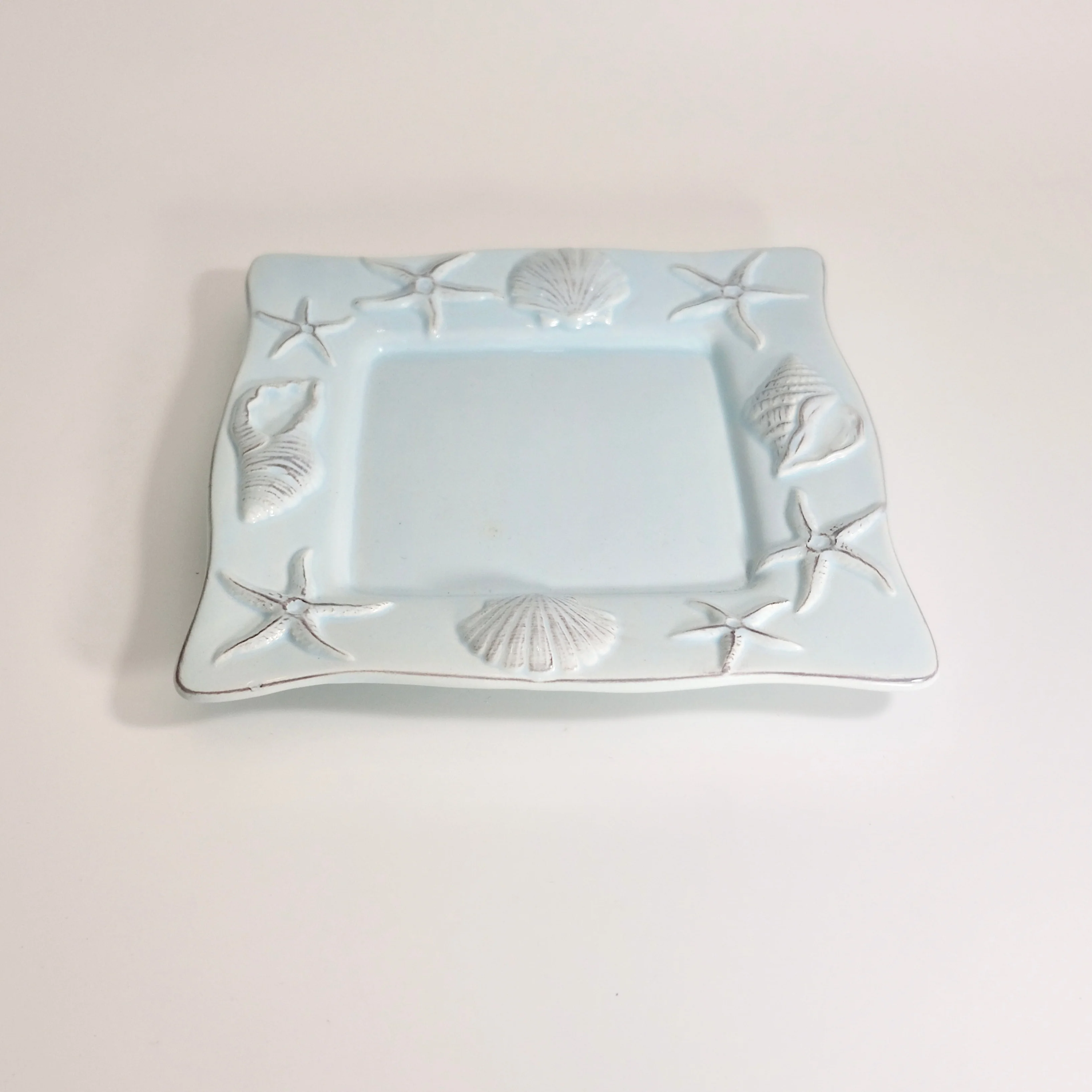 LAGUNA COASTAL 9'' SQUARE PLATE BLUE - Image 4