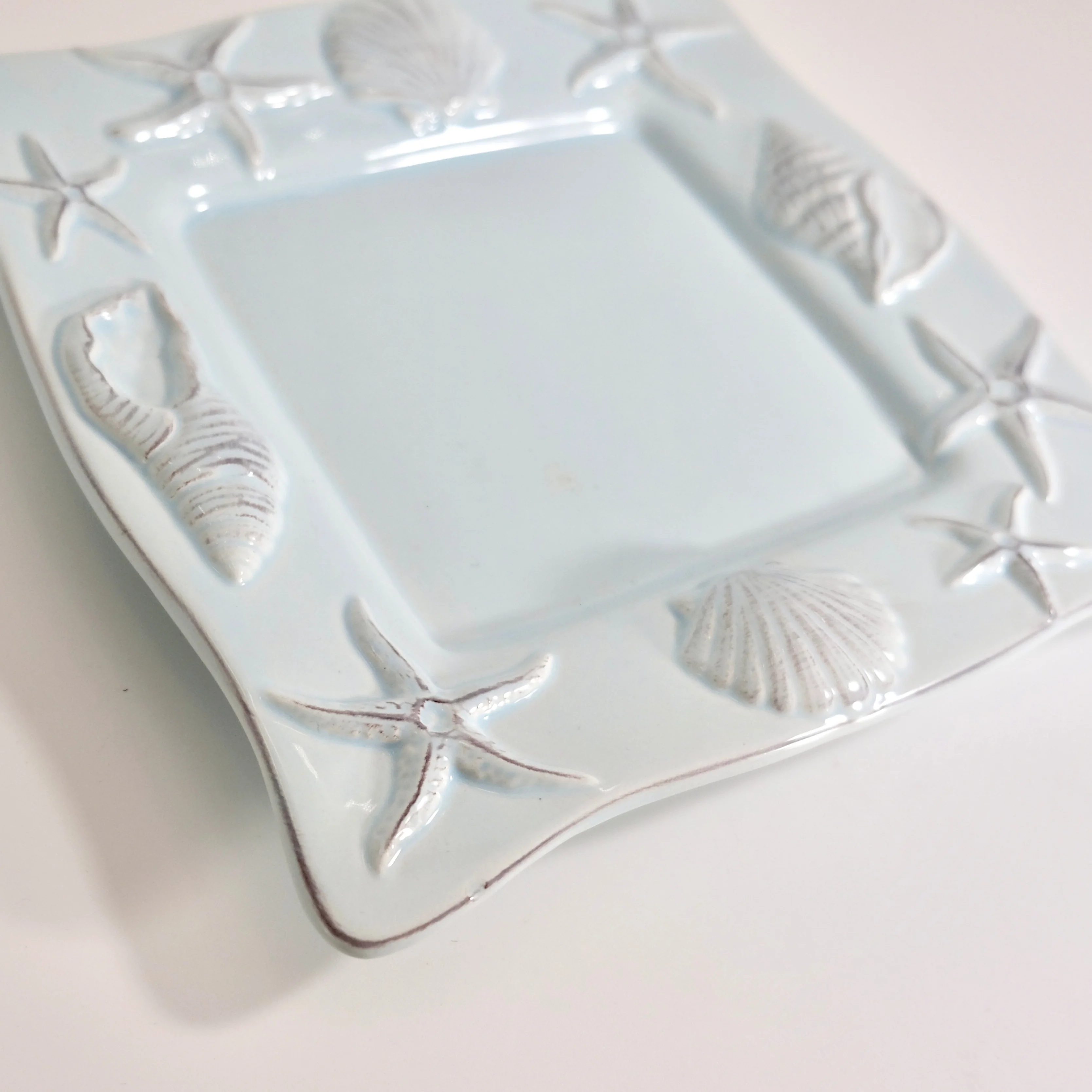 LAGUNA COASTAL 9'' SQUARE PLATE BLUE - Image 5