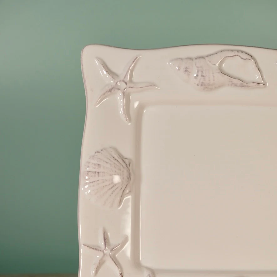 LAGUNA COASTAL 9'' SQUARE PLATE WHITE - Image 3