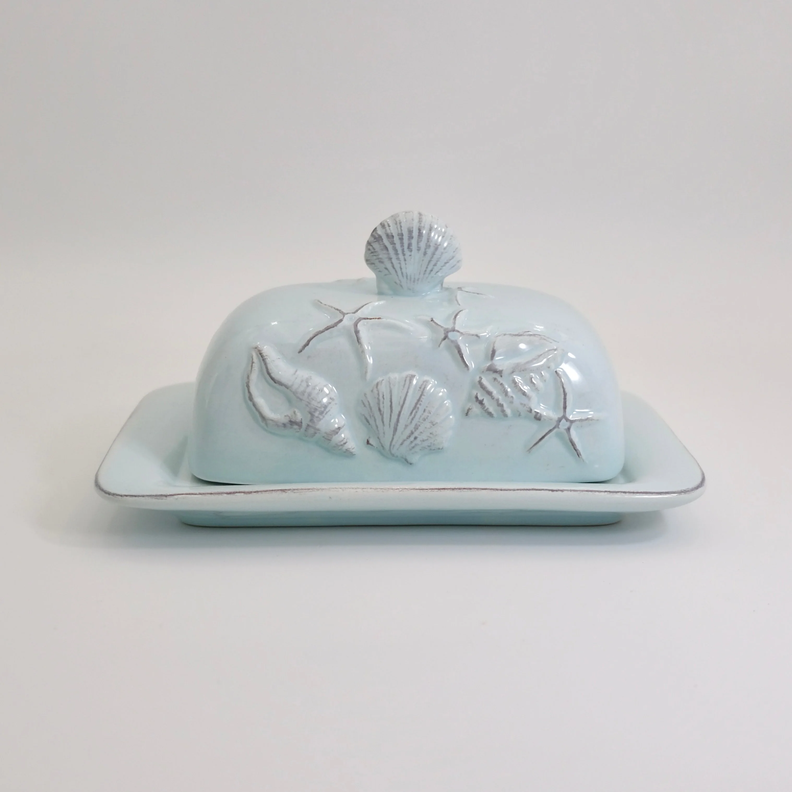 LAGUNA COASTAL BUTTER DISH BLUE - Image 4