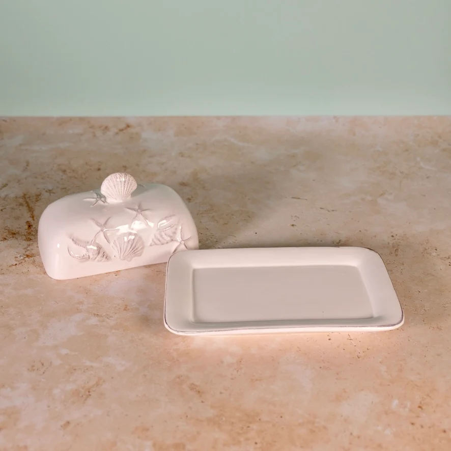 LAGUNA COASTAL BUTTER DISH WHITE - Image 2
