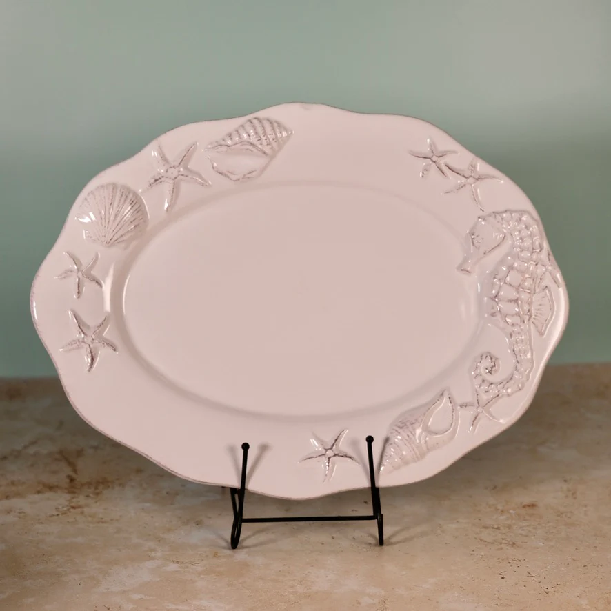 LAGUNA COASTAL OVAL PLATTER WHITE - Image 2
